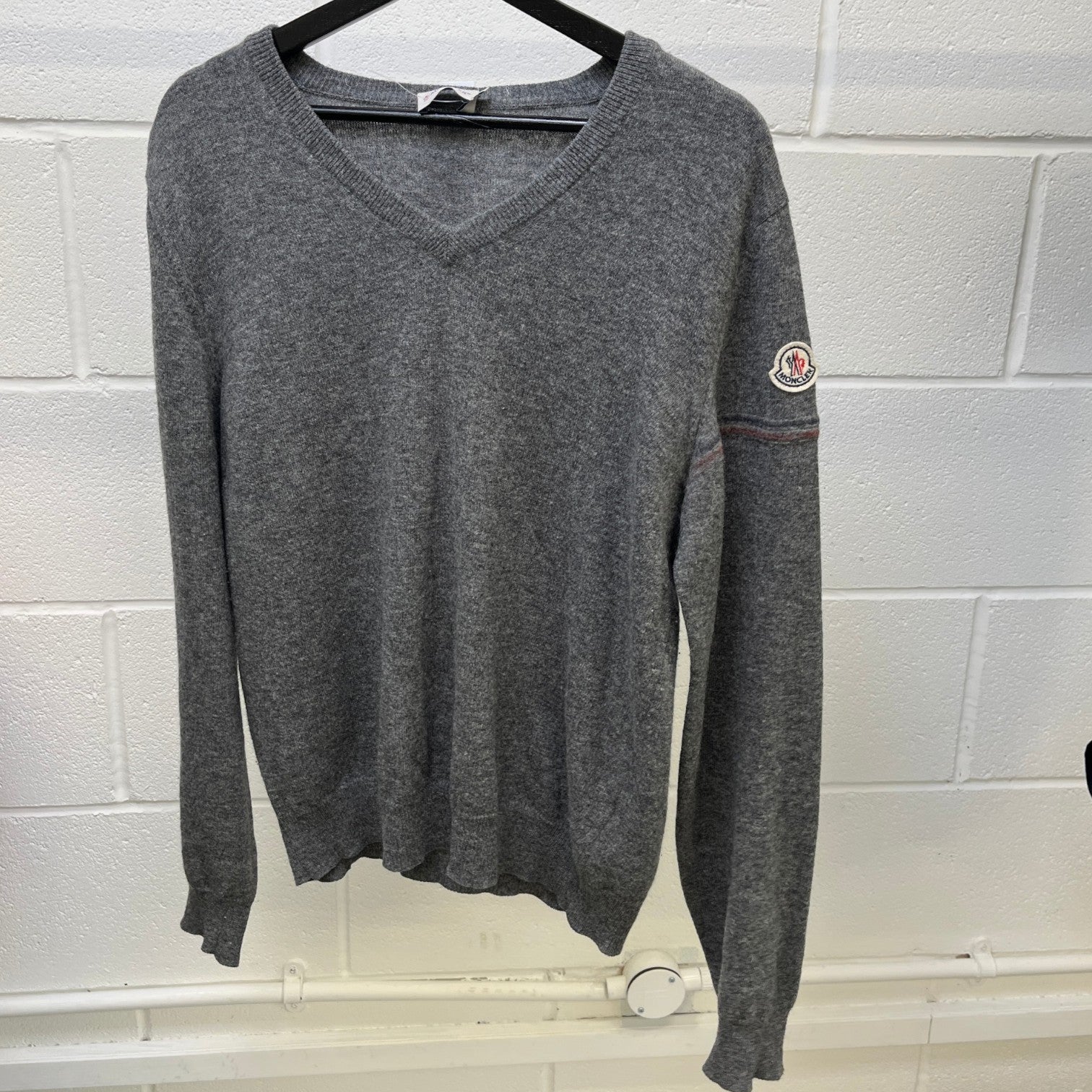 Men's Maglione Tricot Jumper Grey Size M