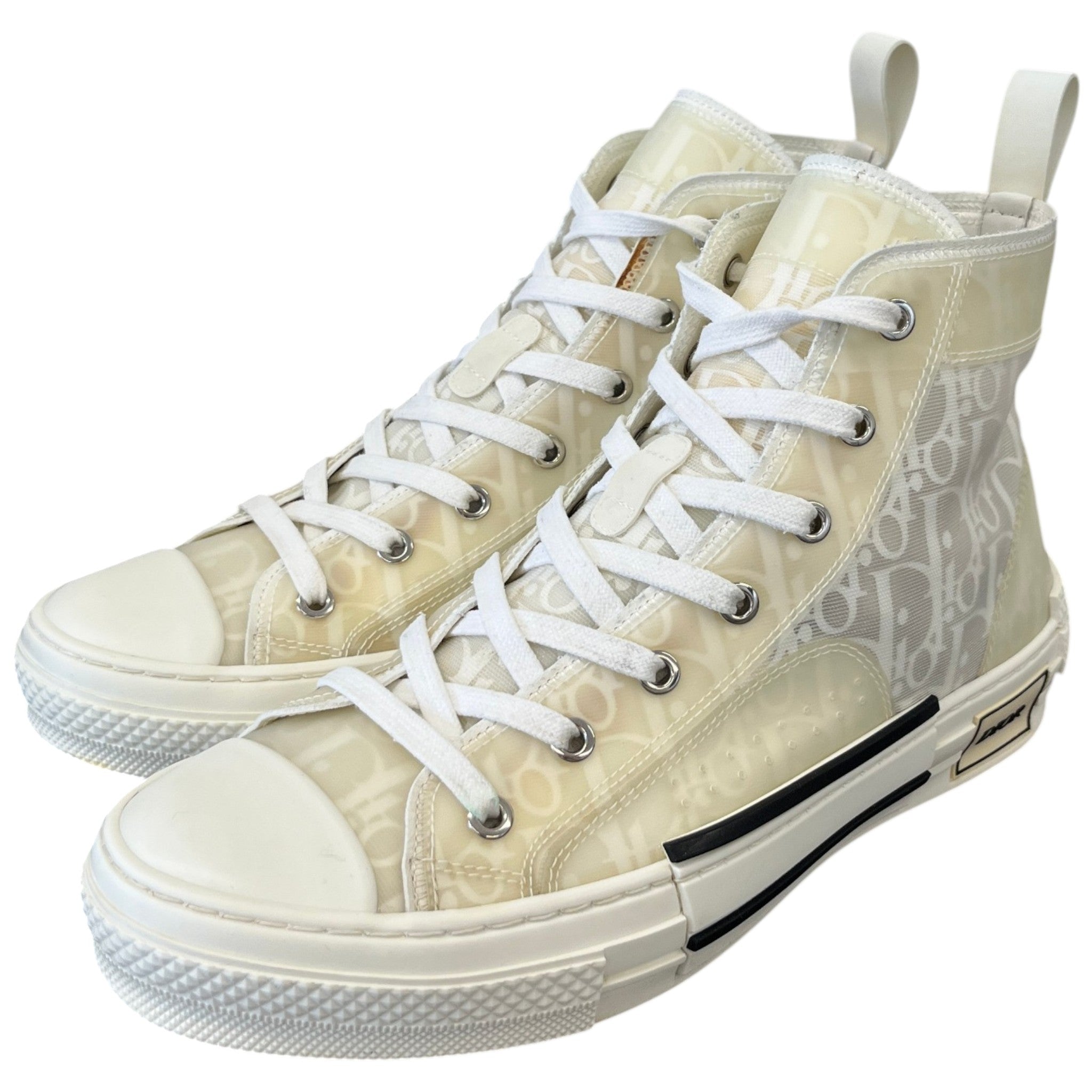 Men's B23 Oblique High Trainers White Size EU 40 / UK 6