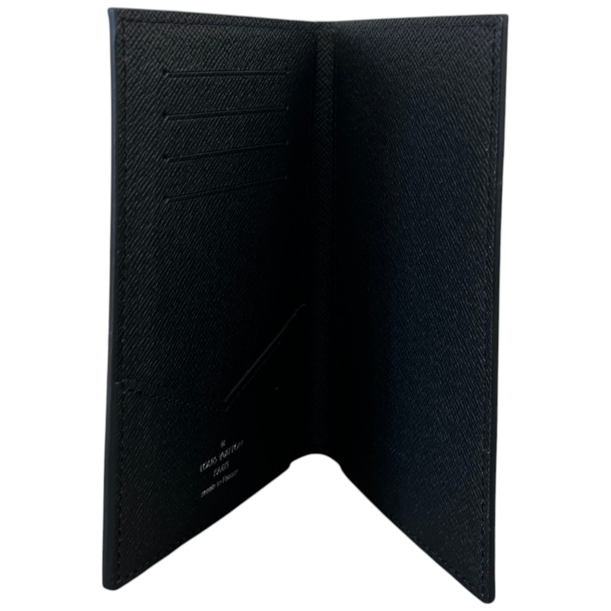Men's Monogram Eclipse Passport Holder Black