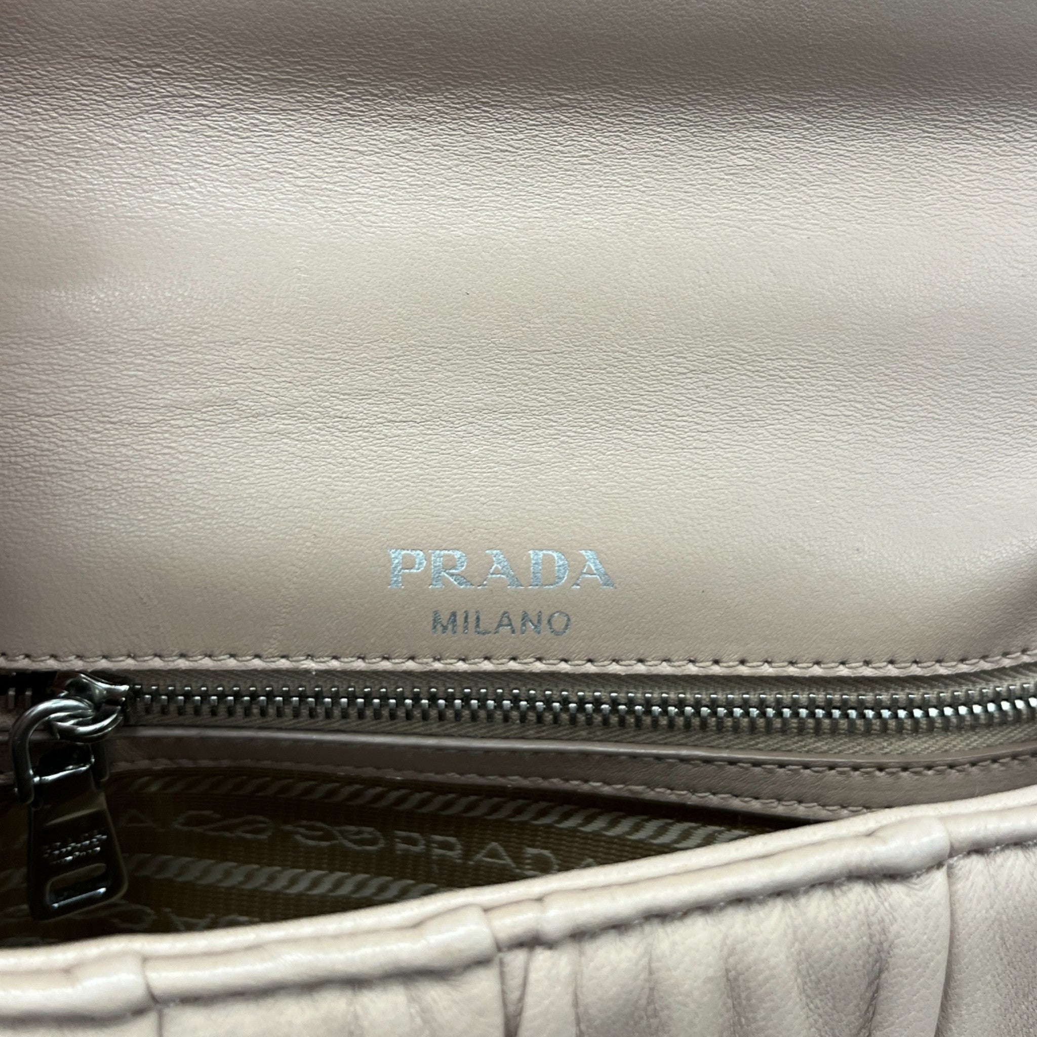 Women's Nappa Gaufre Bag Beige