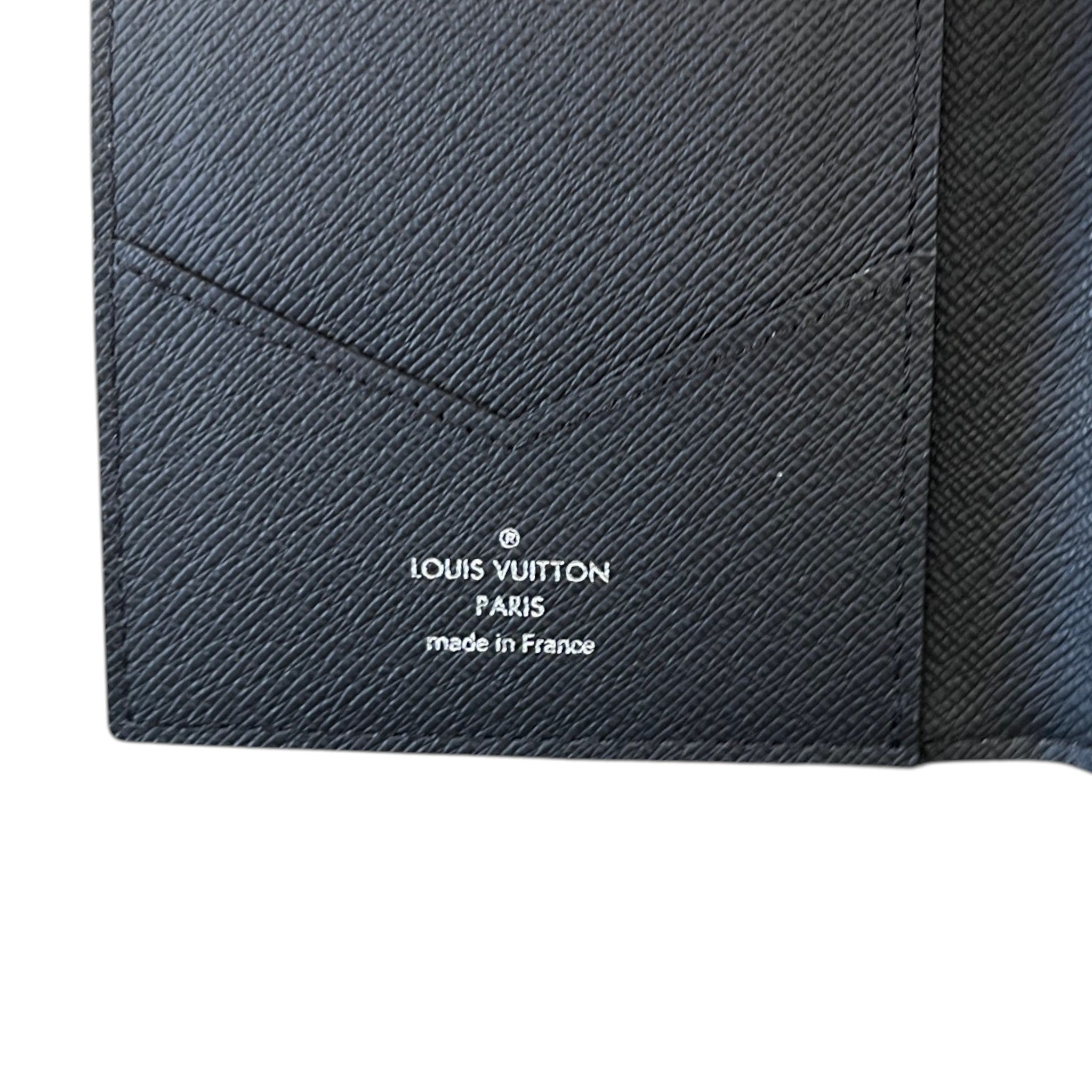 Men's Monogram Eclipse Passport Holder Black