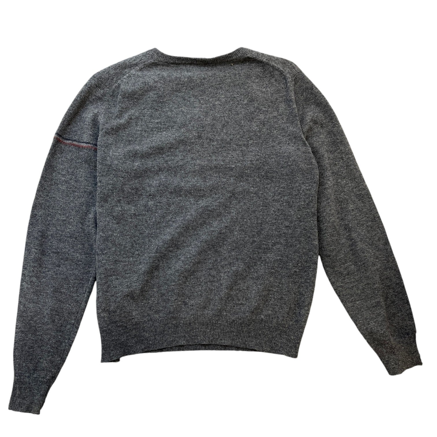 Men's Maglione Tricot Jumper Grey Size M