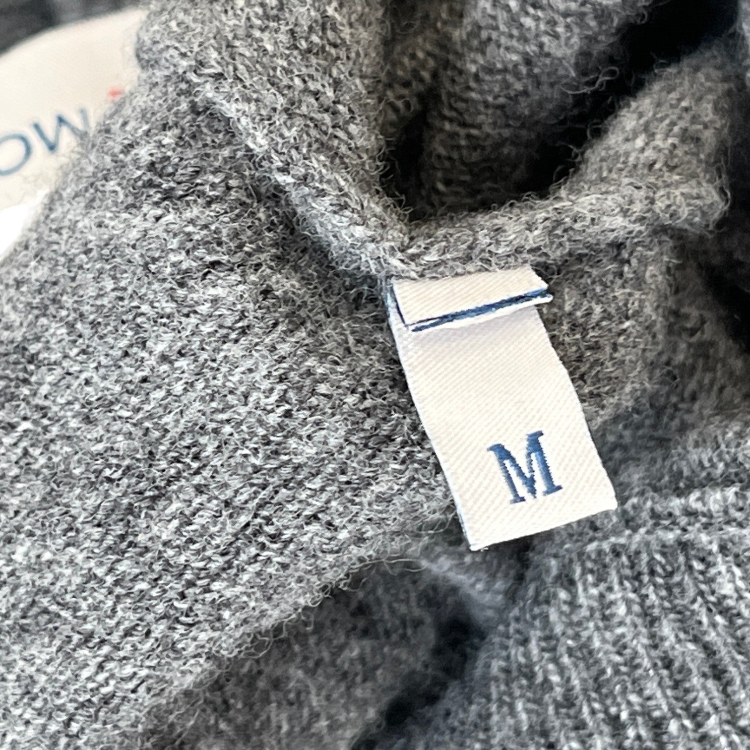 Men's Maglione Tricot Jumper Grey Size M