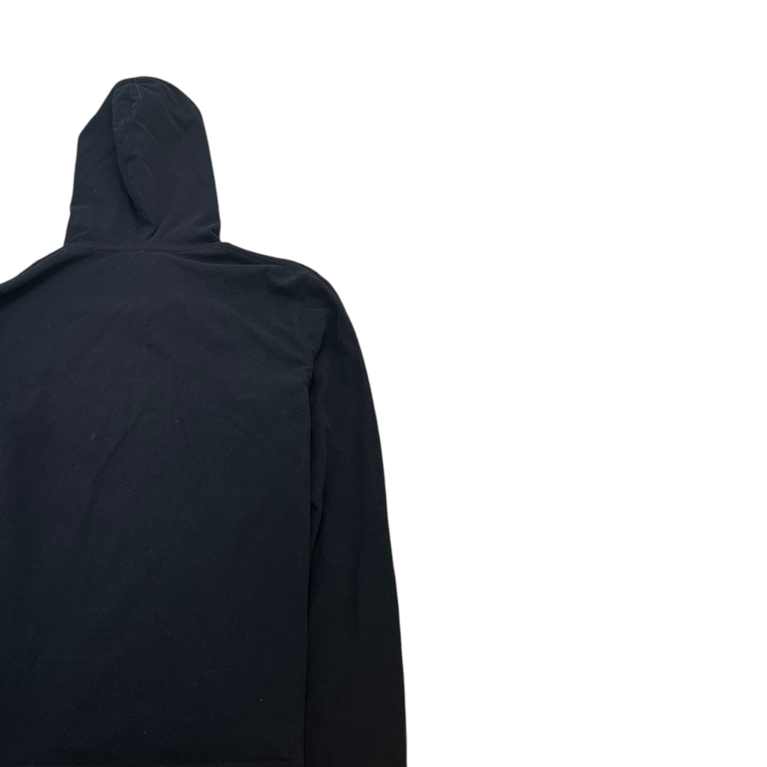 Men's Logo Print Hoodie Black Size L