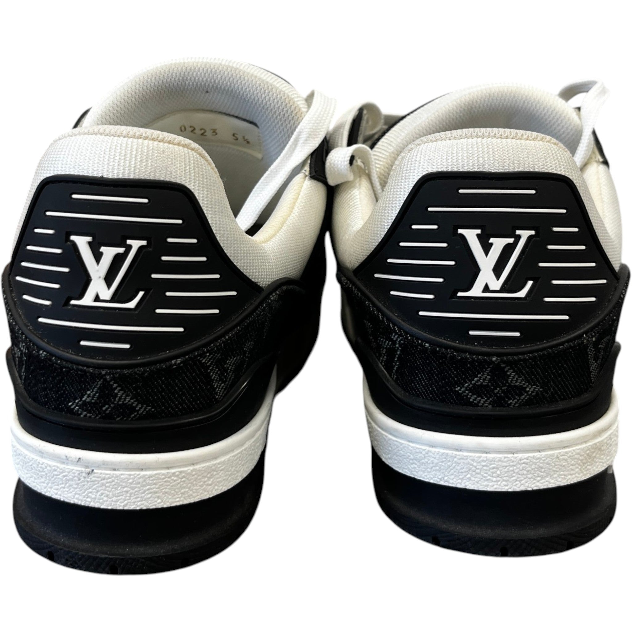 Men's Lv Low Trainers Black Size EU 39.5 / UK 5.5