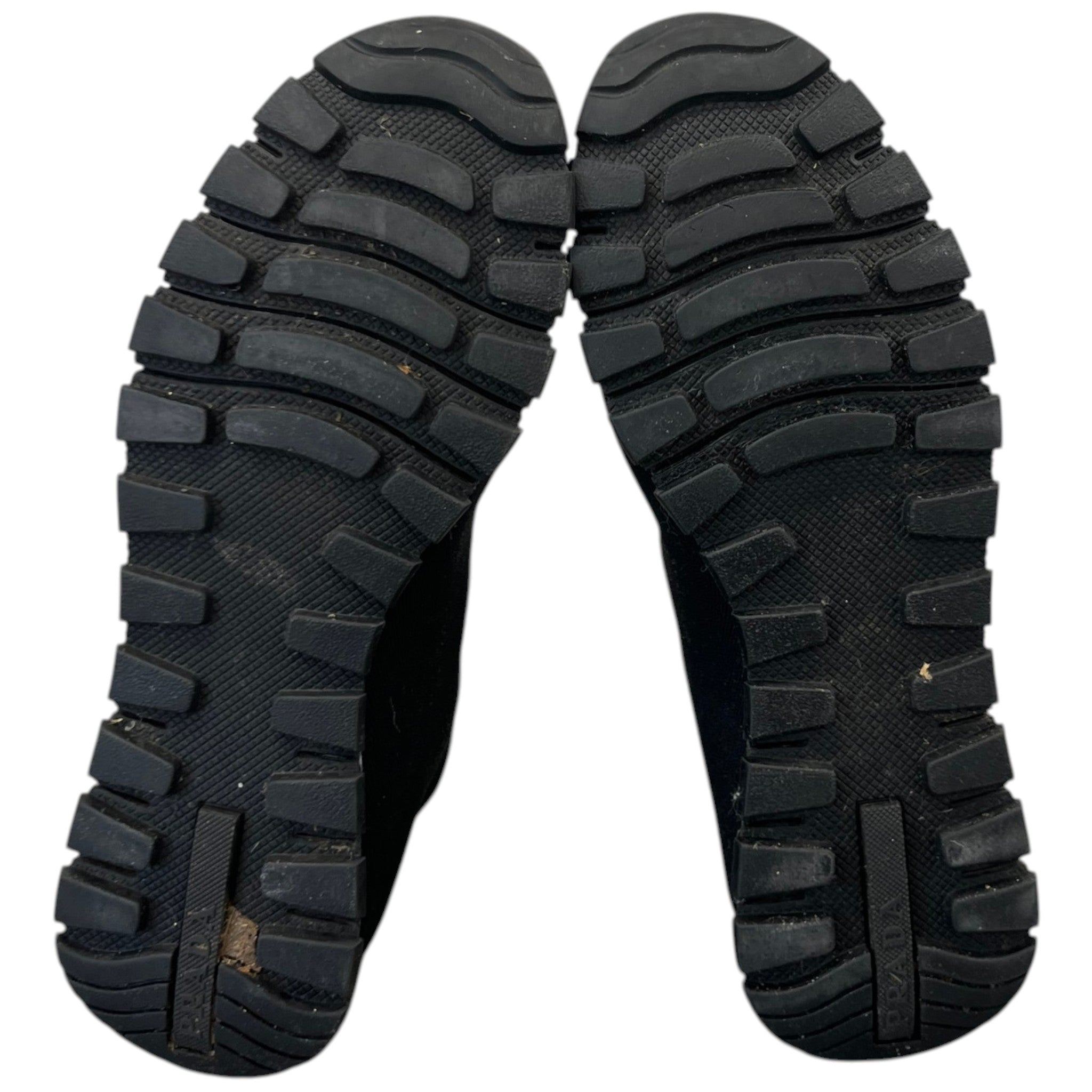 Men's Knit Fabric Sock Runner High Trainers Black Size EU 42 / UK 8