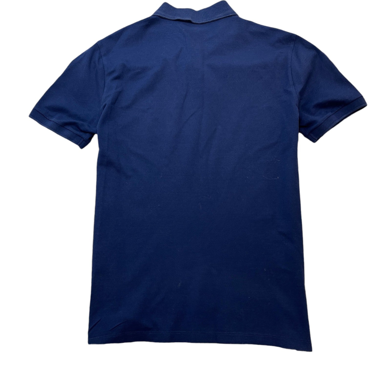 Men's Embroidered Logo Polo Shirt Navy Size M
