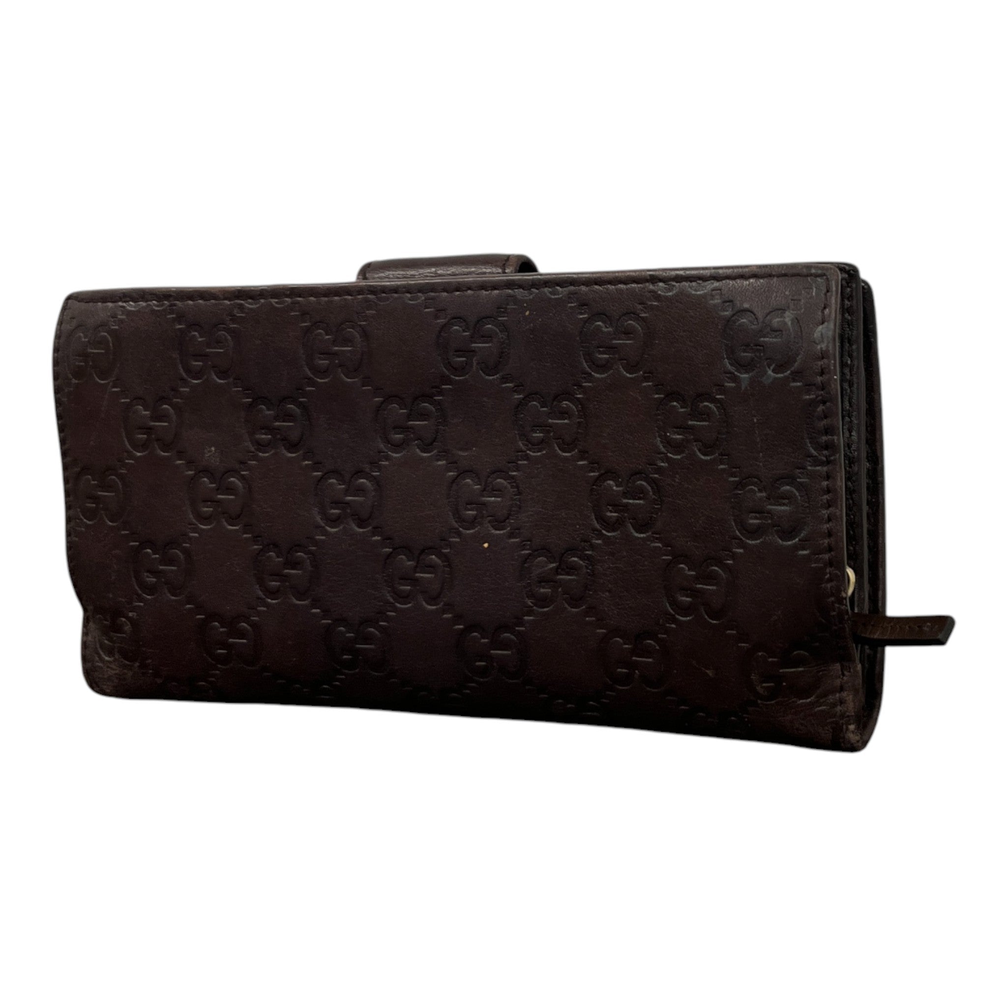 Women's Guccissima Abbey D-Ring Wallet Brown