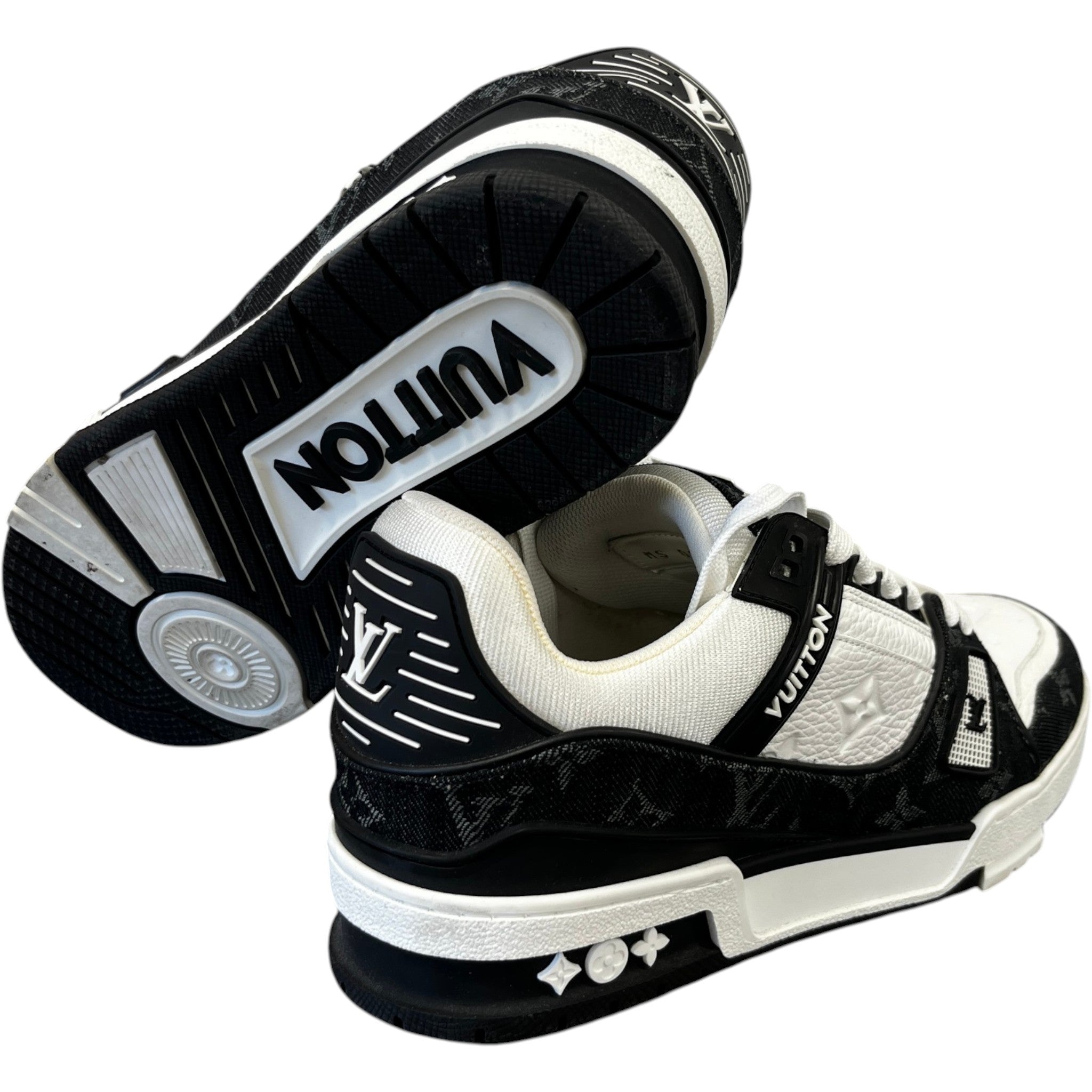 Men's Lv Low Trainers Black Size EU 39.5 / UK 5.5