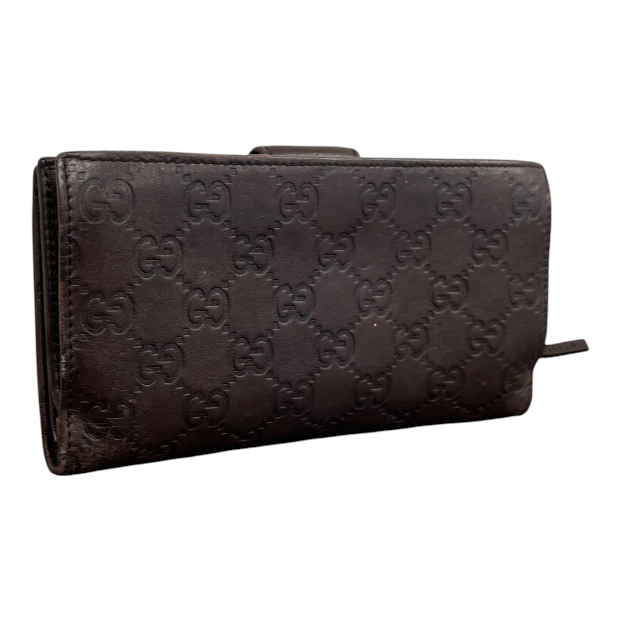 Women's Guccissima Abbey D-Ring Wallet Brown