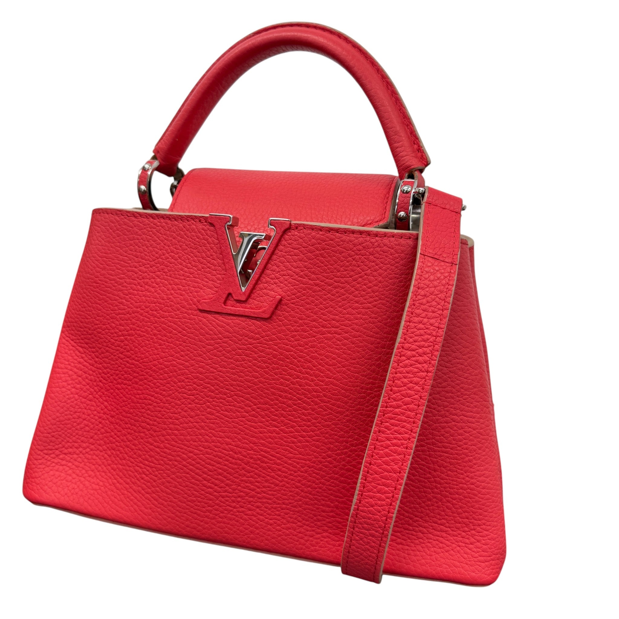 Women's Capucines Bb Taurillon Handbag Red