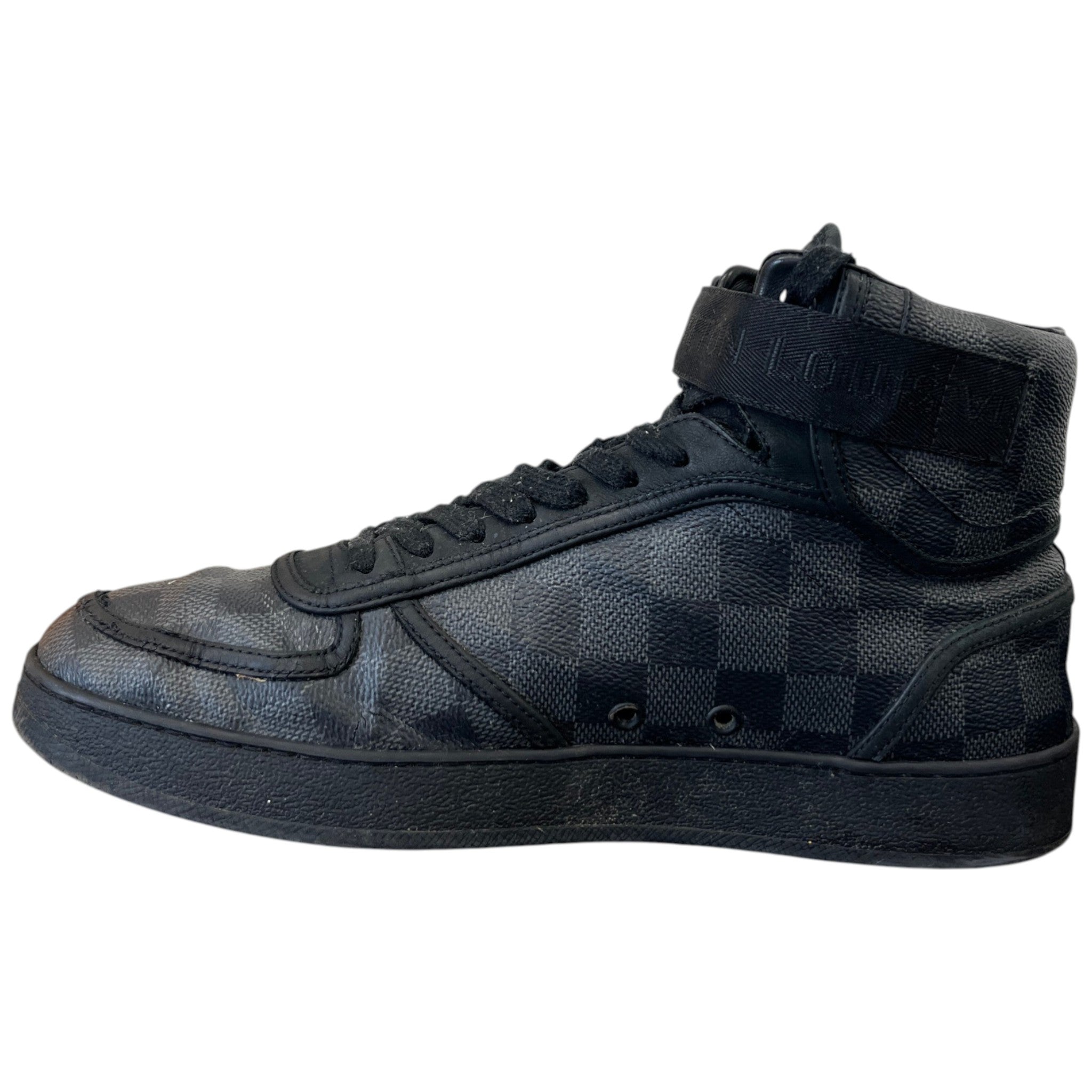 Men's Rivoli Damier High Trainers Black Size EU 40 / UK 6