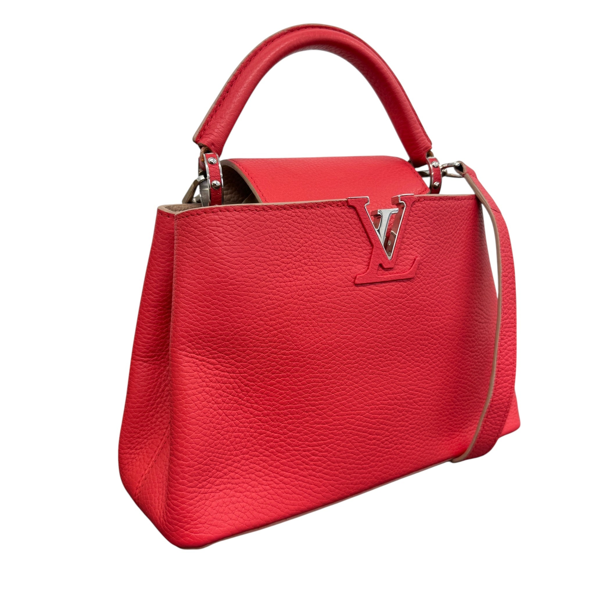Women's Capucines Bb Taurillon Handbag Red