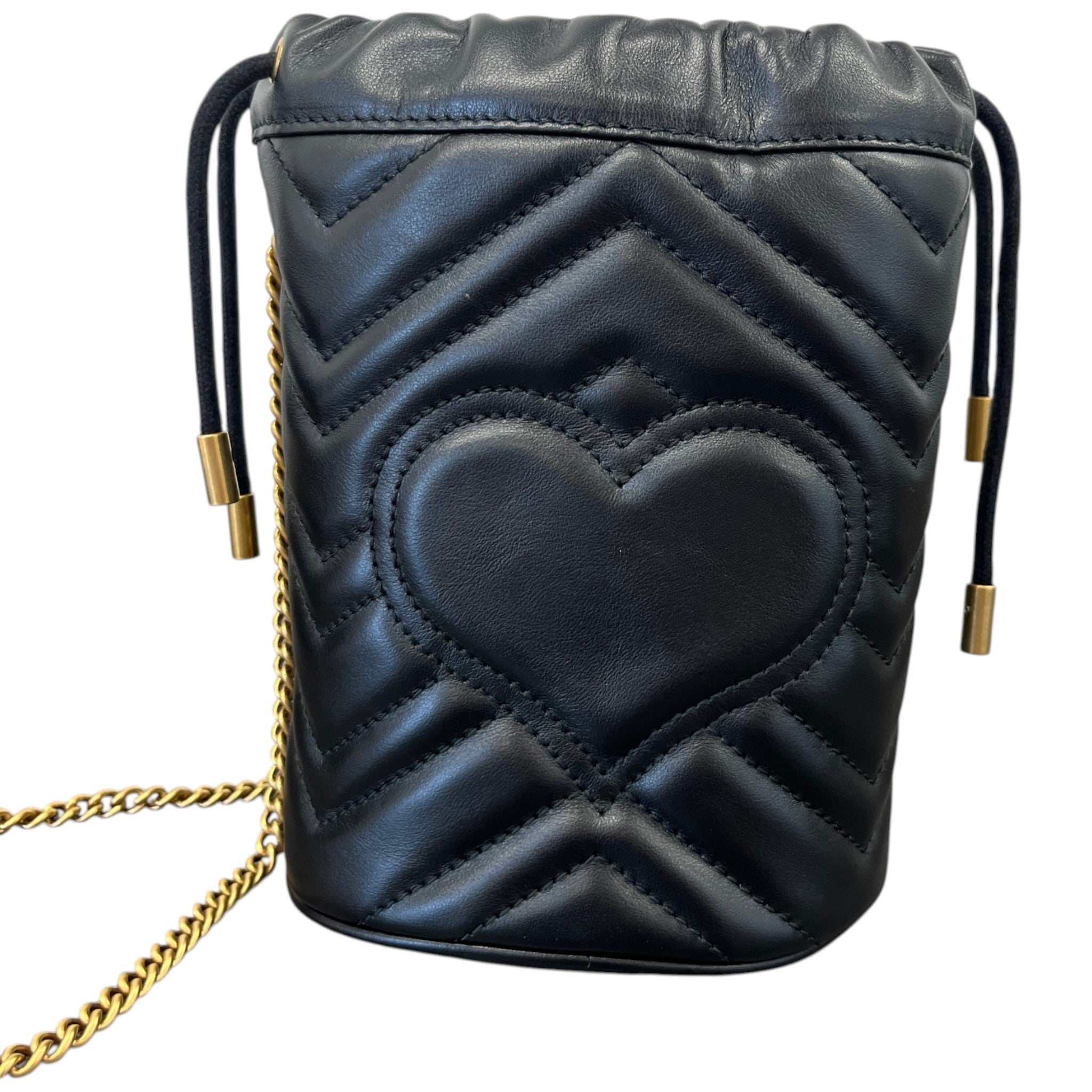 Women's Gg Marmont Mini Bucket Bag Black