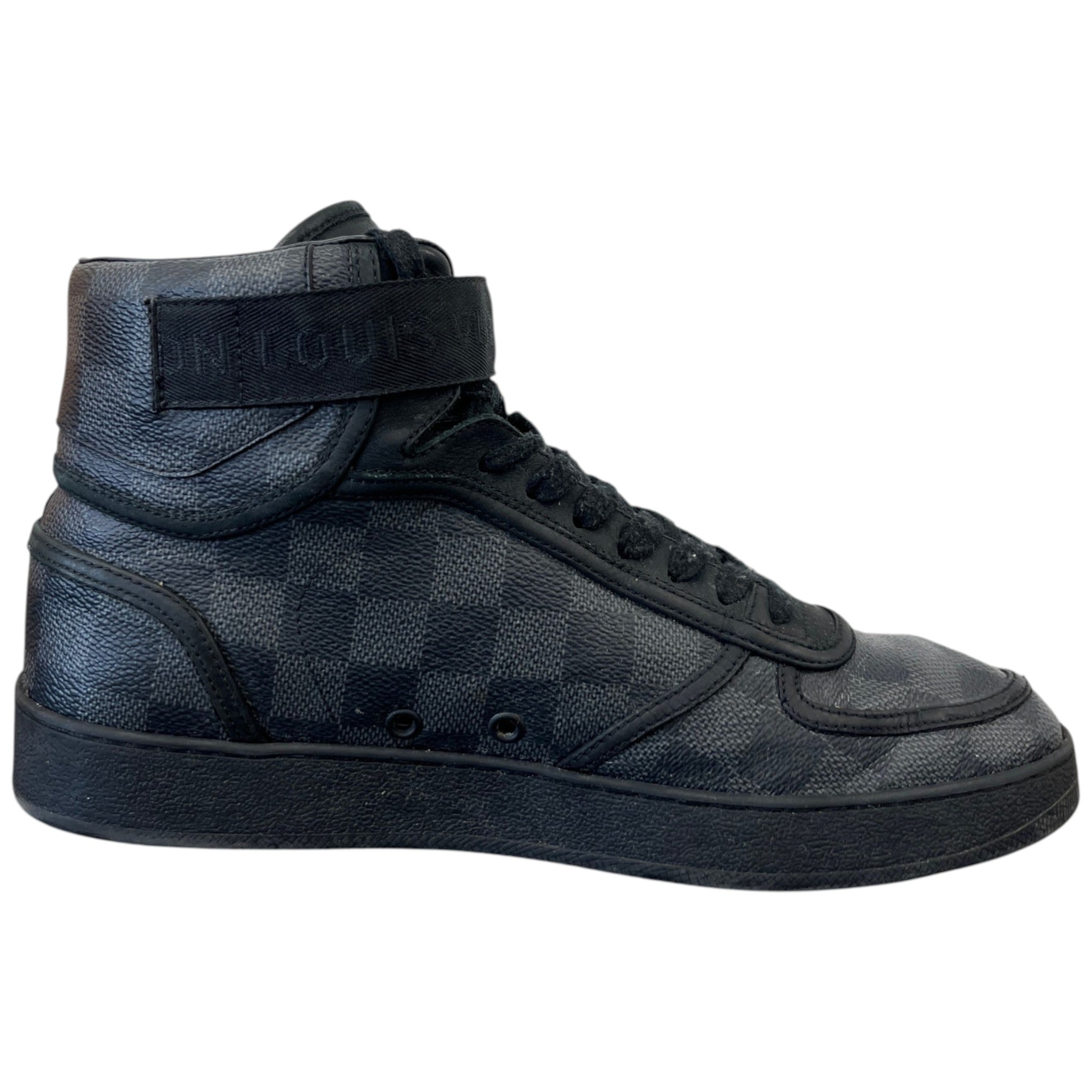 Men's Rivoli Damier High Trainers Black Size EU 40 / UK 6