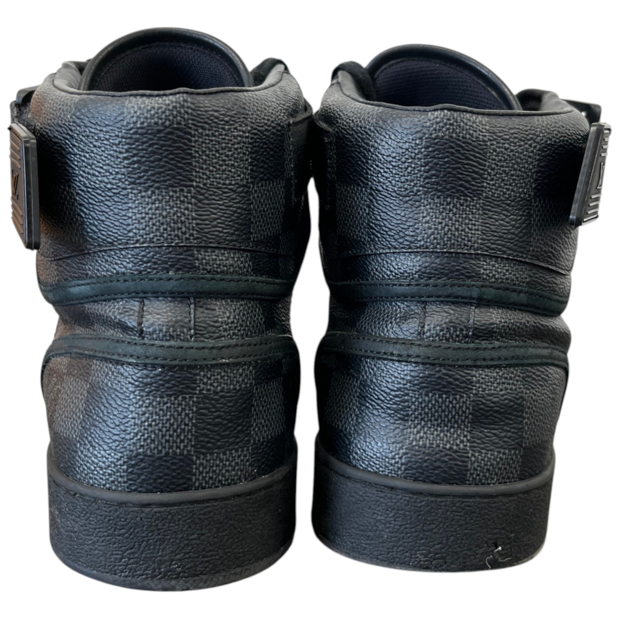 Men's Rivoli Damier High Trainers Black Size EU 40 / UK 6