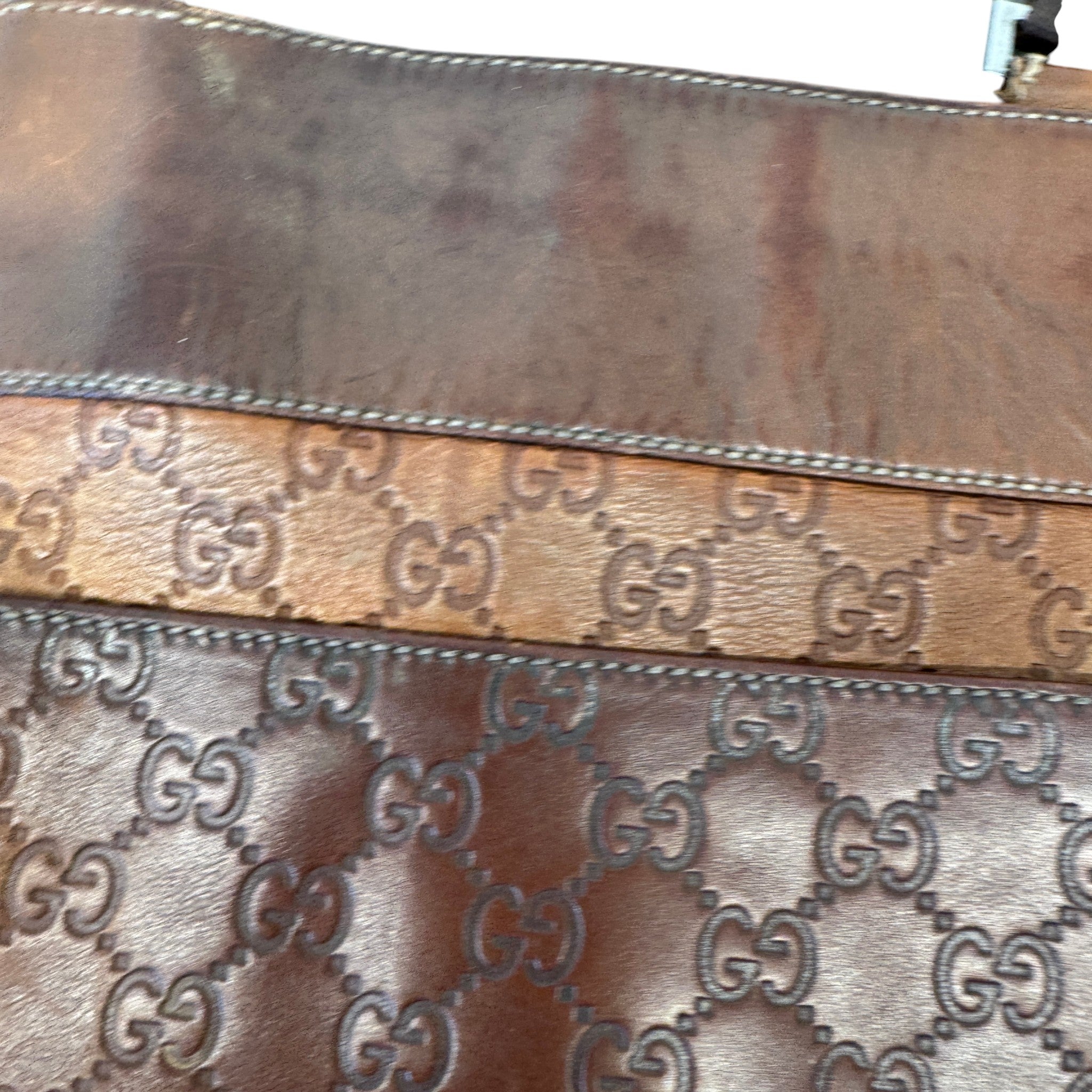 Men's Gg Supreme Crossbody Bag Brown