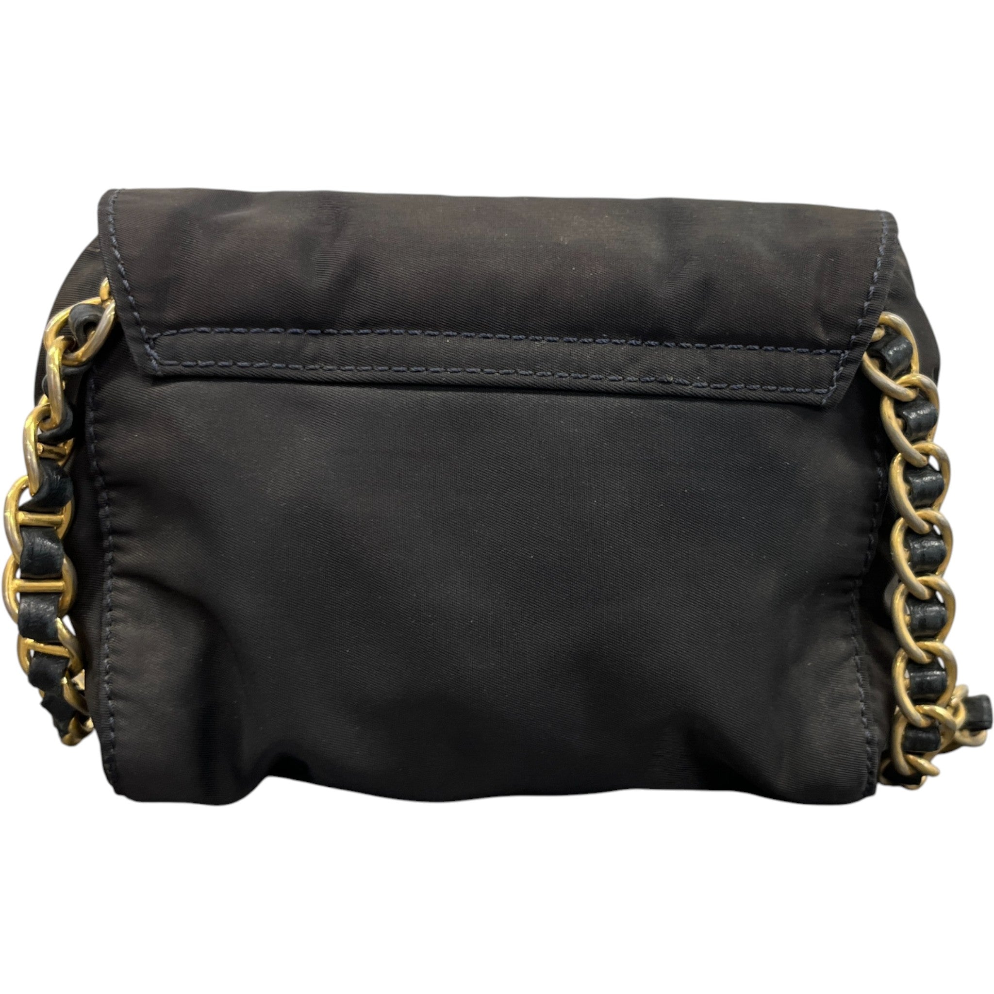 Women's Vintage Plaque Logo Bag Black