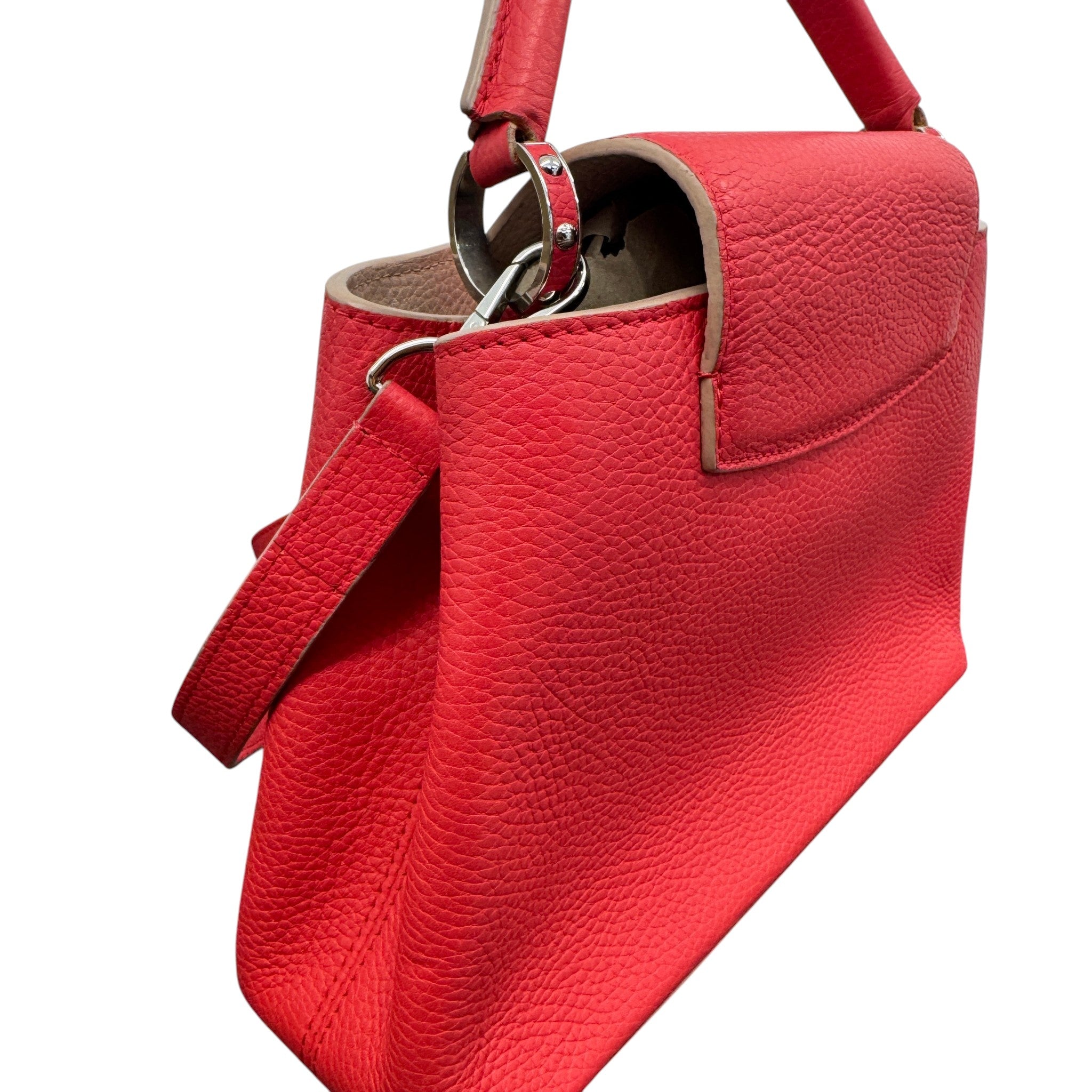 Women's Capucines Bb Taurillon Handbag Red