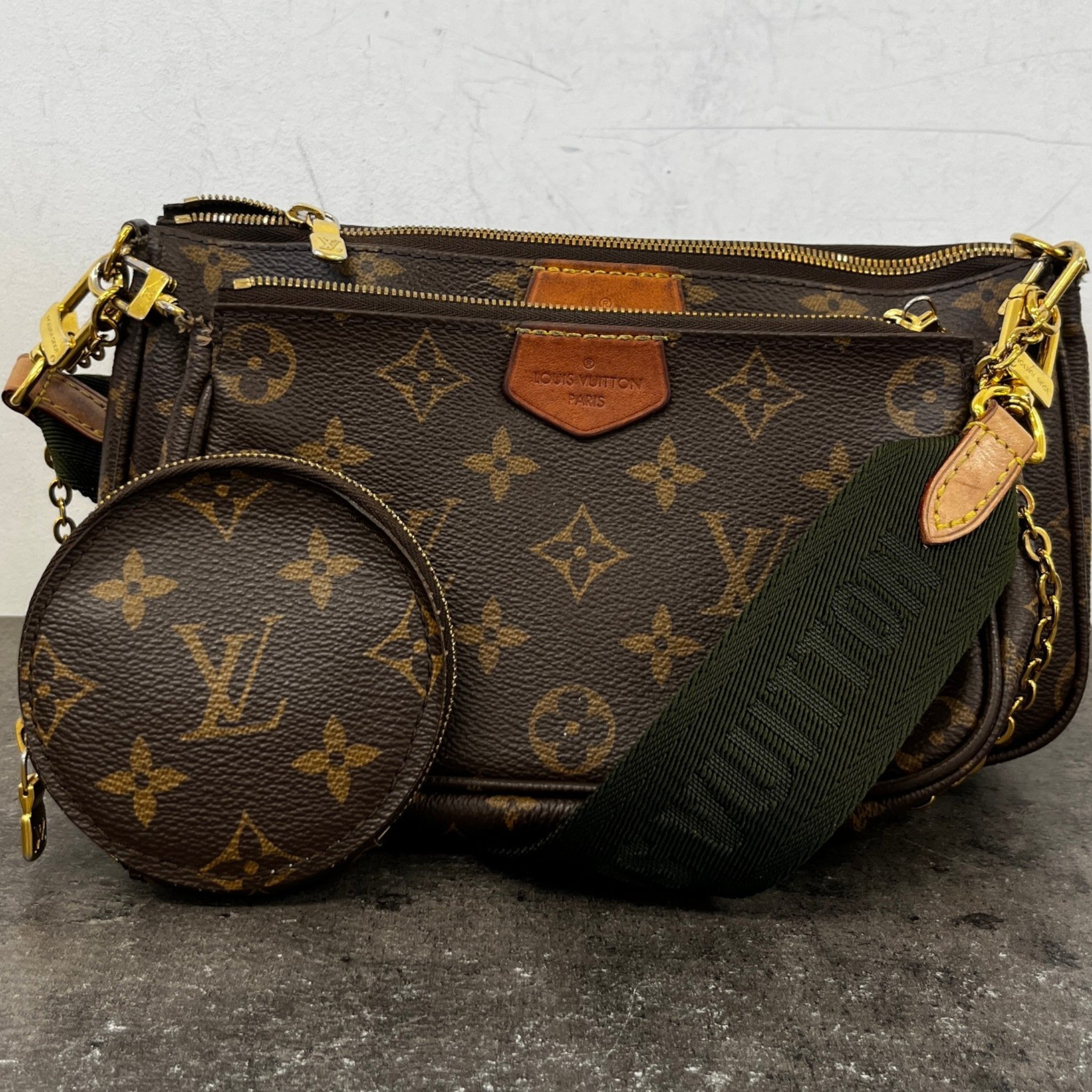Women's Multi Pochette Bag Brown