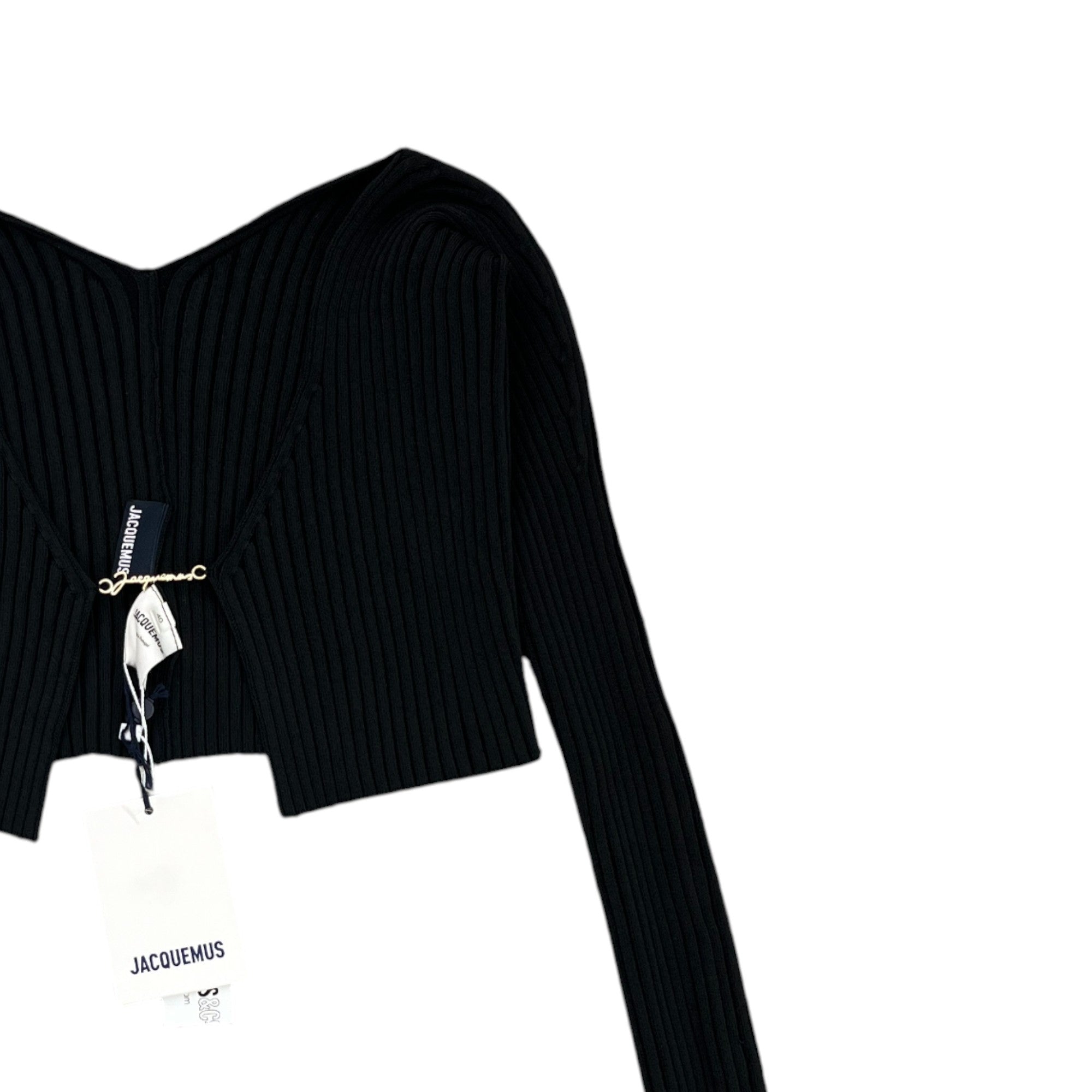 Women's La Maille Pralu Uk 12 Cardigan Black Size L