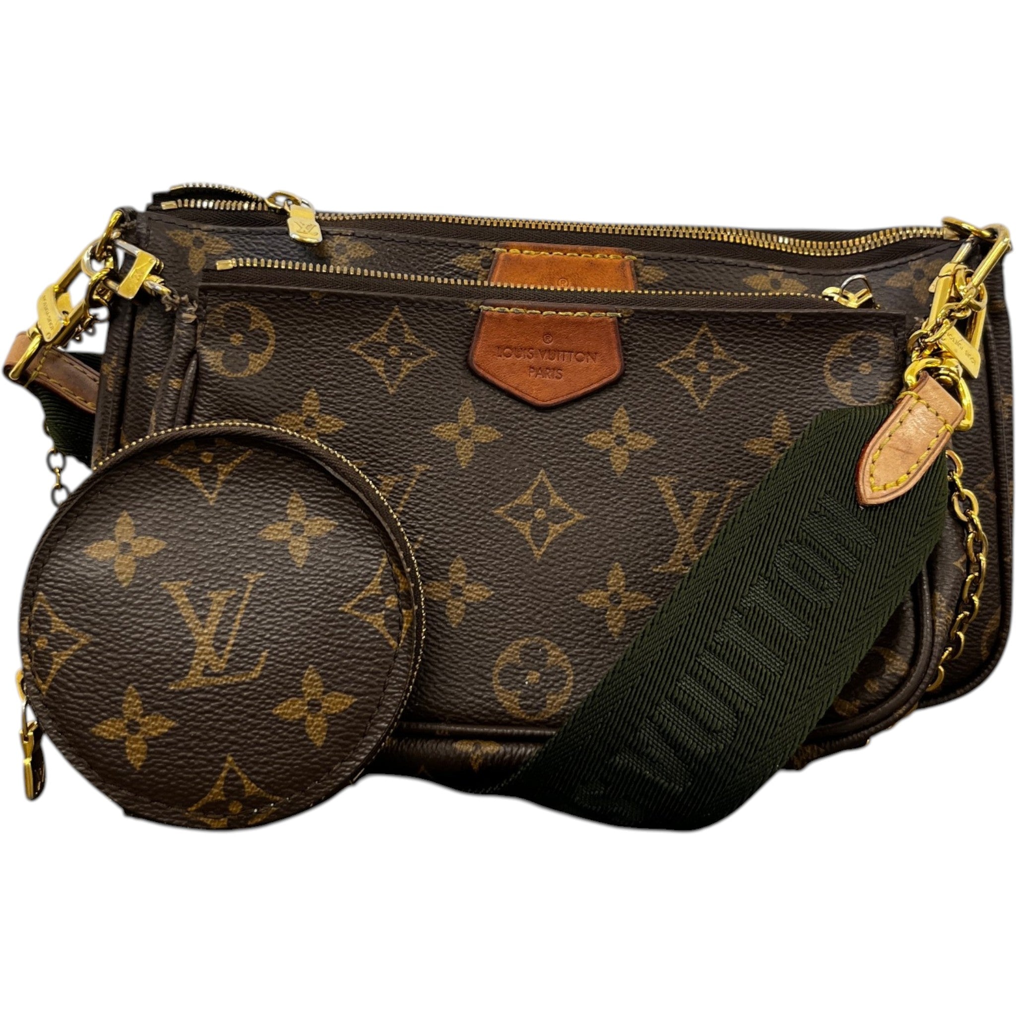 Women's Multi Pochette Bag Brown
