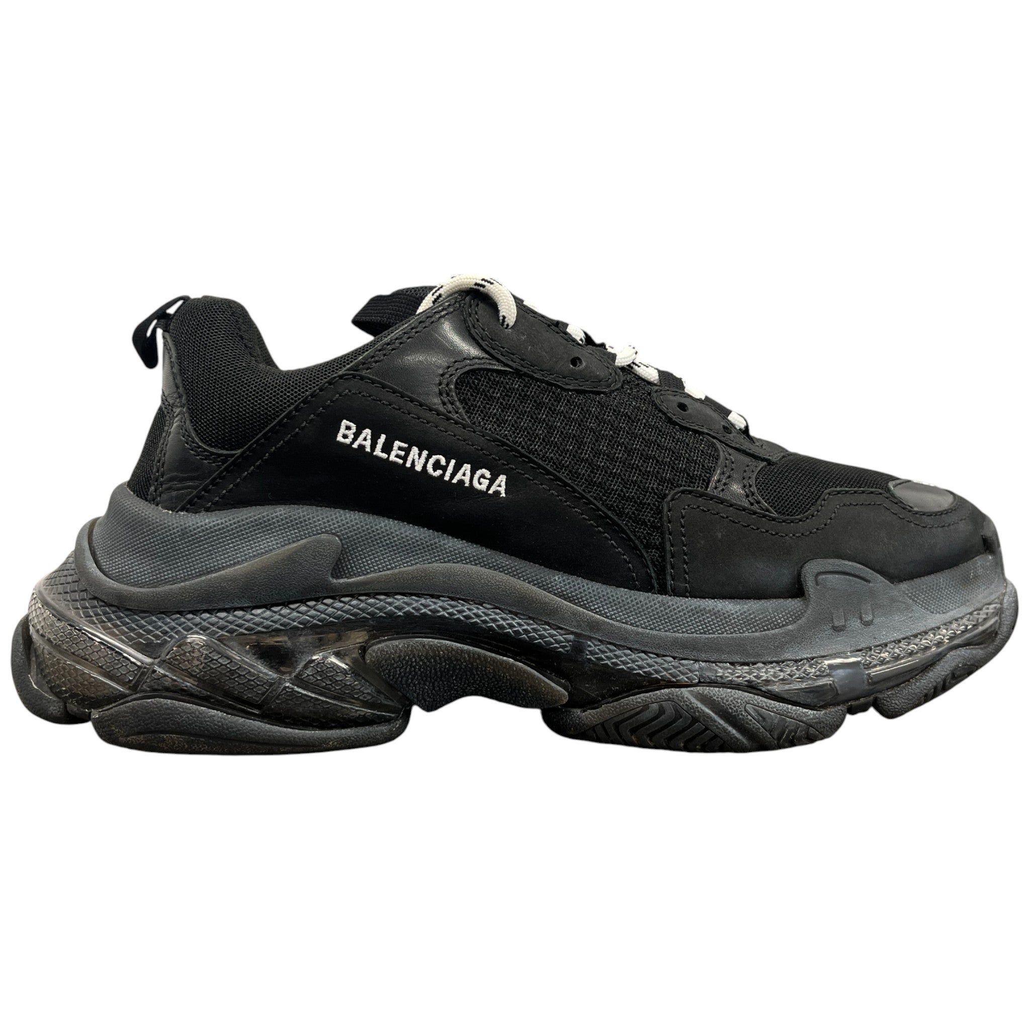 Men's Triple S Low Trainers Black Size EU 42 / UK 8