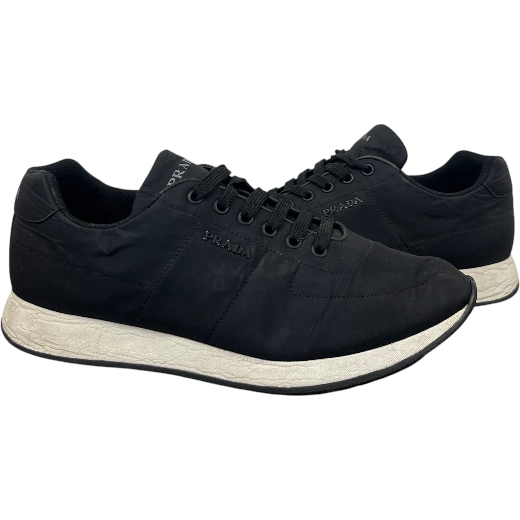 Men's Prax 01 Re-Nylon Low Trainers Black Size EU 42 / UK 8