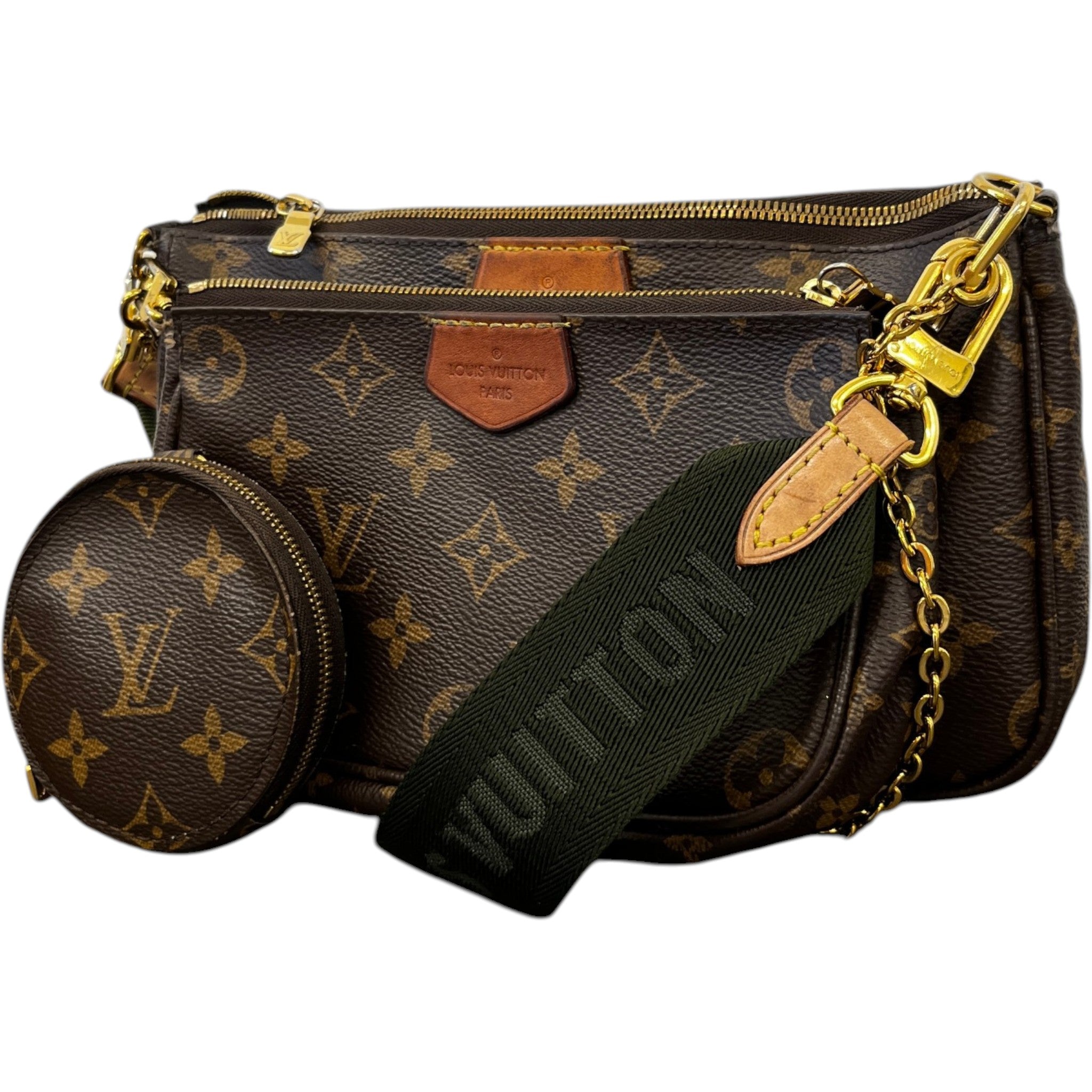 Women's Multi Pochette Bag Brown