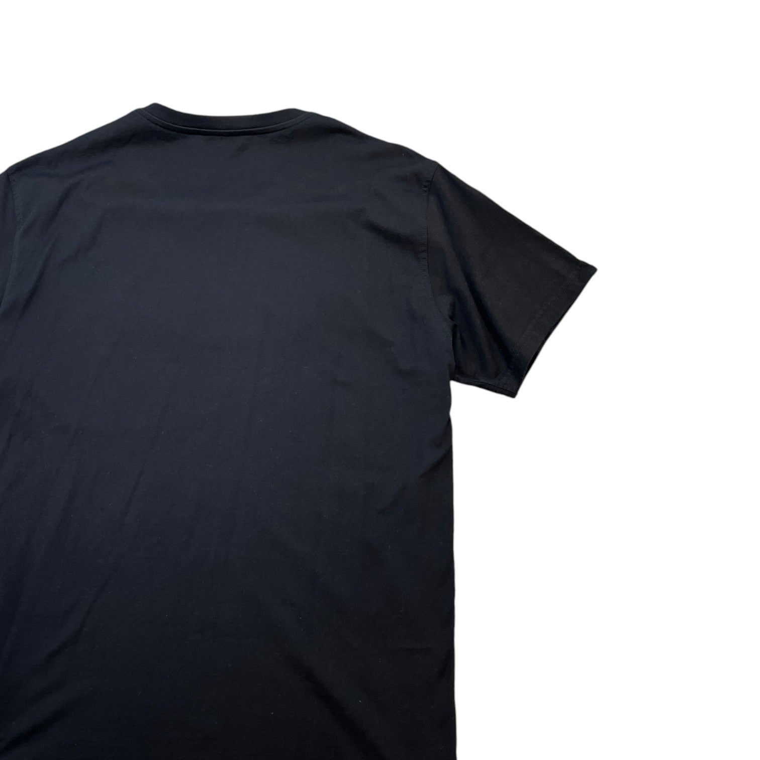 Men's Embroidered Logo T-Shirt Black Size L
