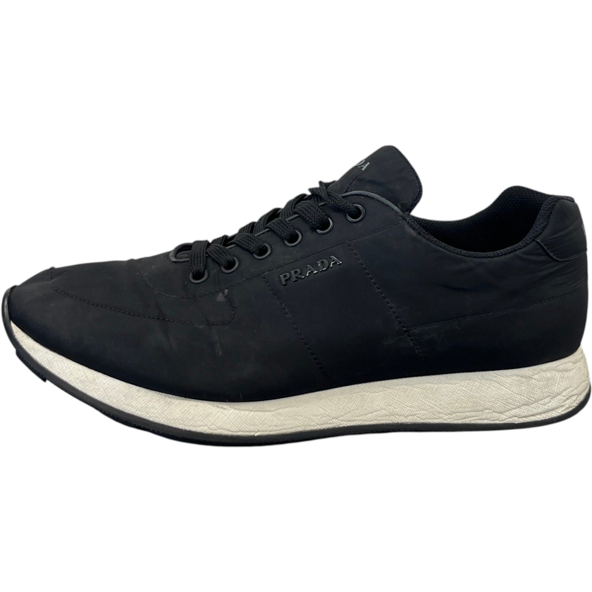 Men's Prax 01 Re-Nylon Low Trainers Black Size EU 42 / UK 8