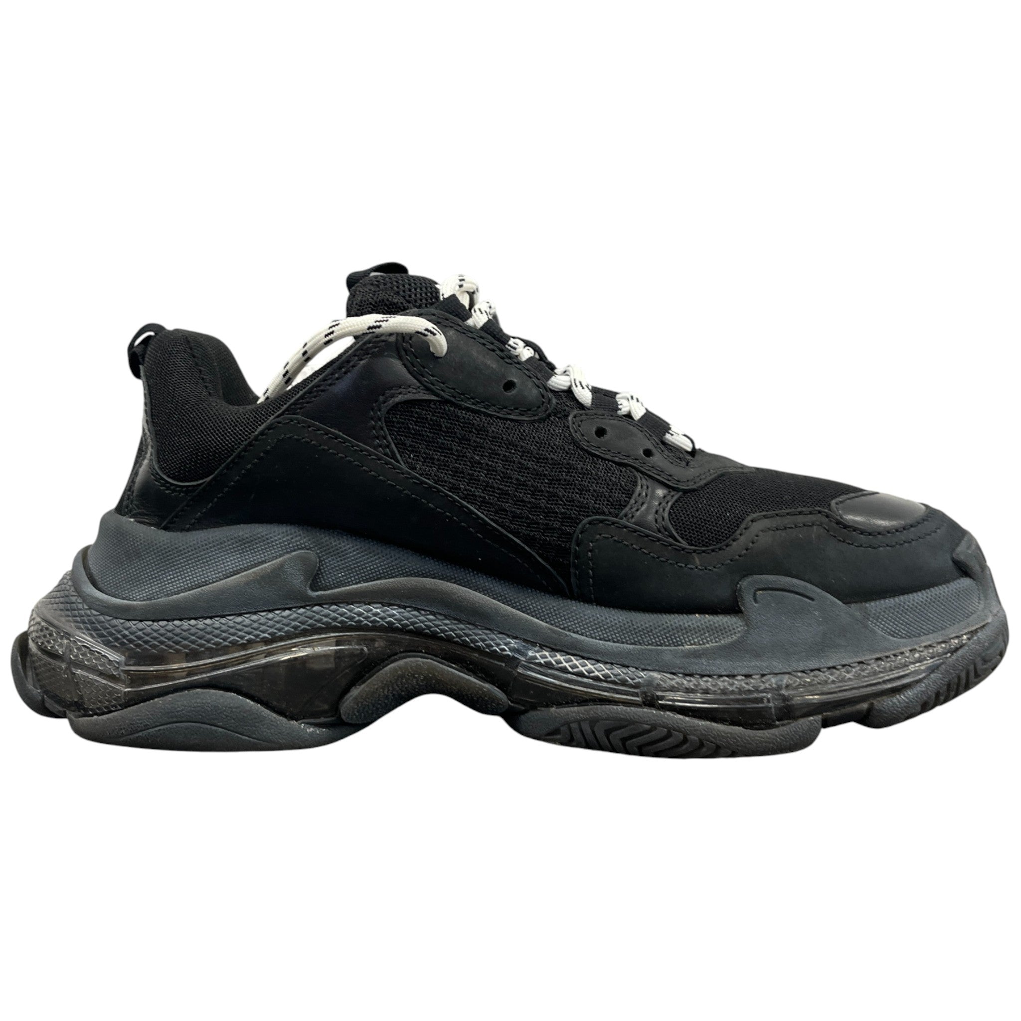 Men's Triple S Low Trainers Black Size EU 42 / UK 8