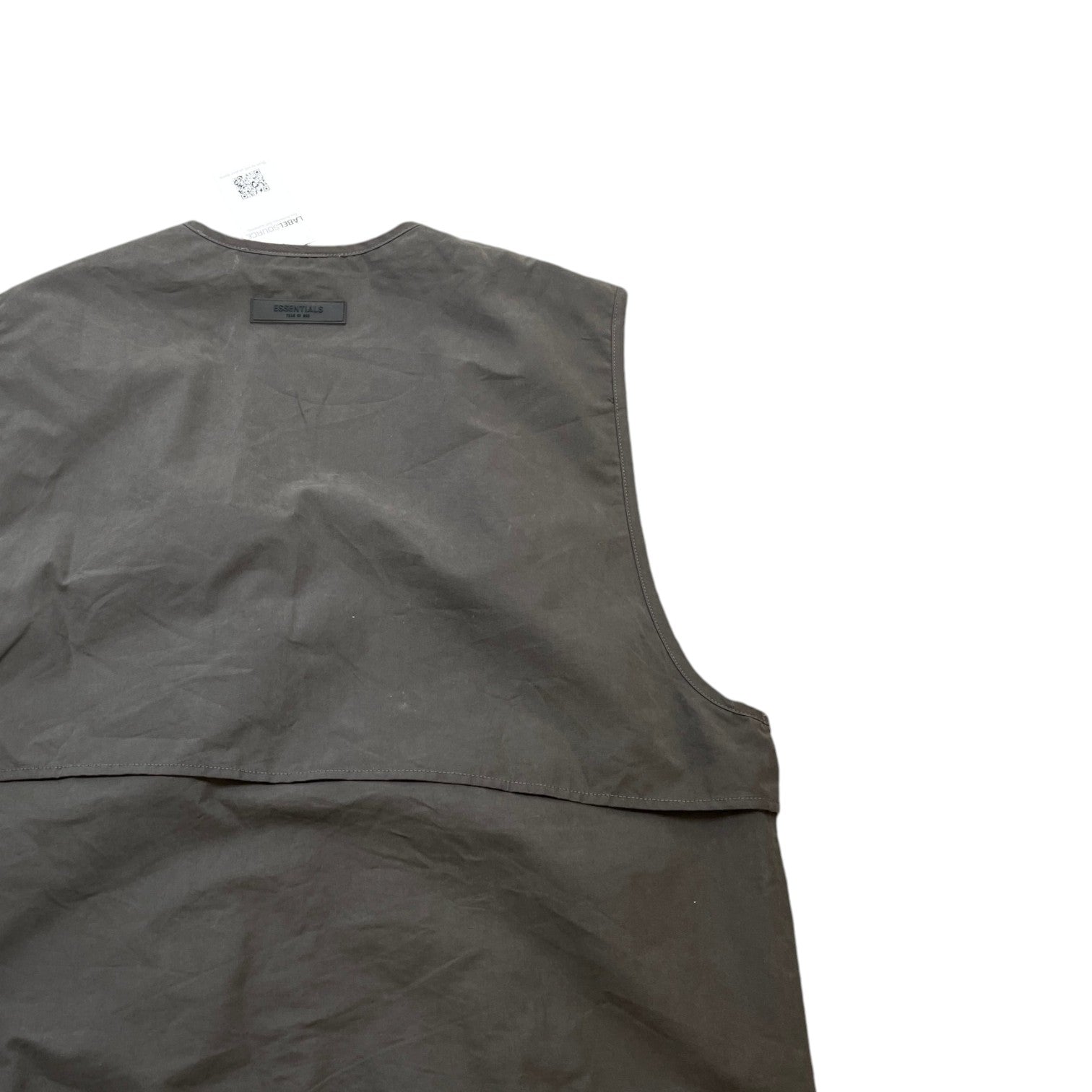 Men's V Neck Gilet Grey Size M