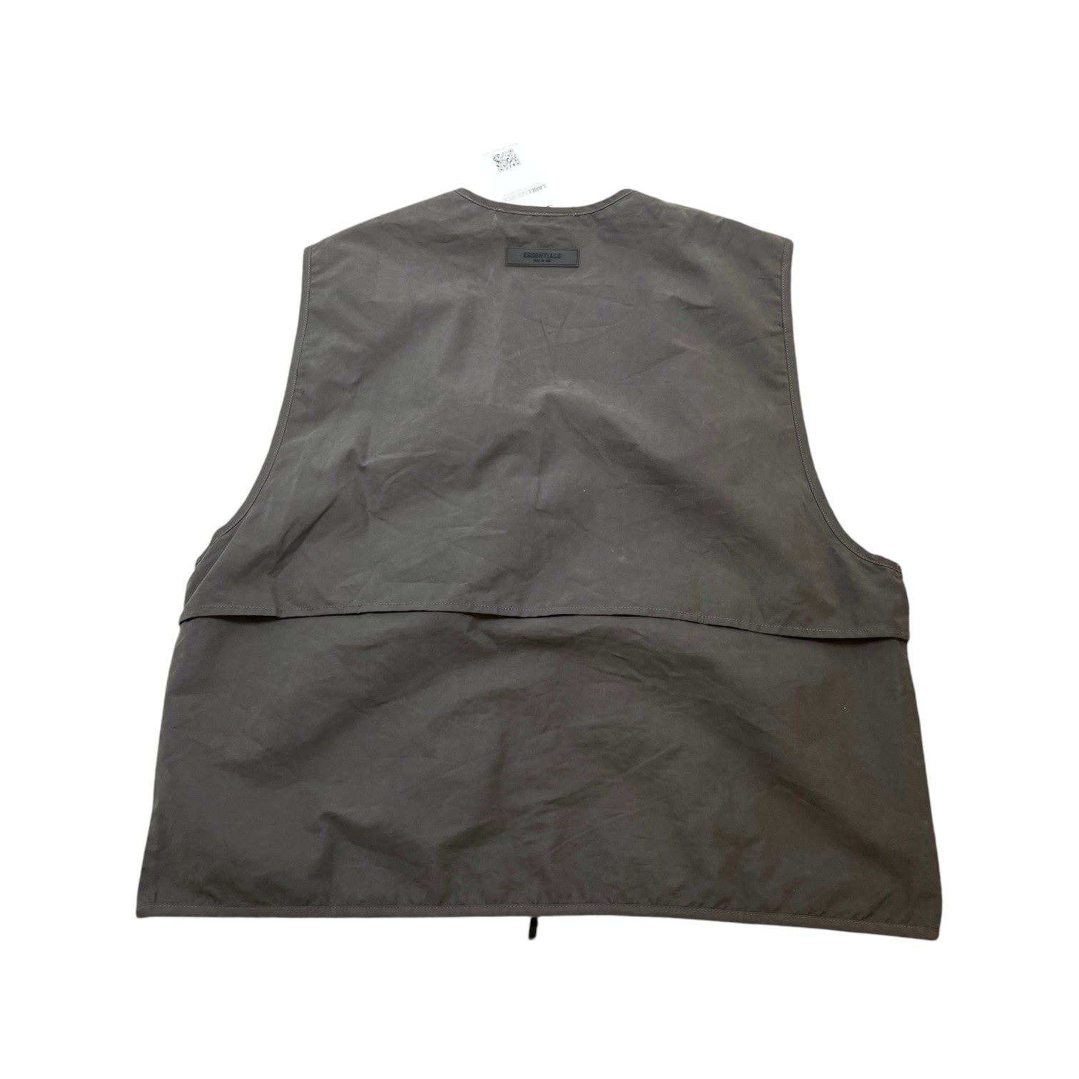 Men's V Neck Gilet Grey Size M