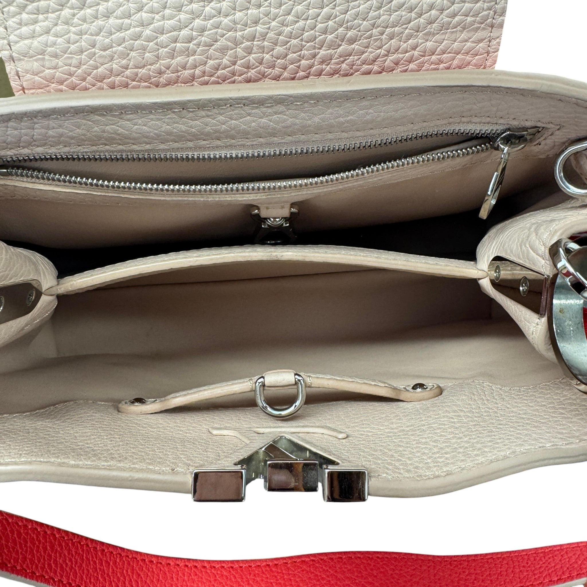 Women's Capucines Bb Taurillon Handbag Red