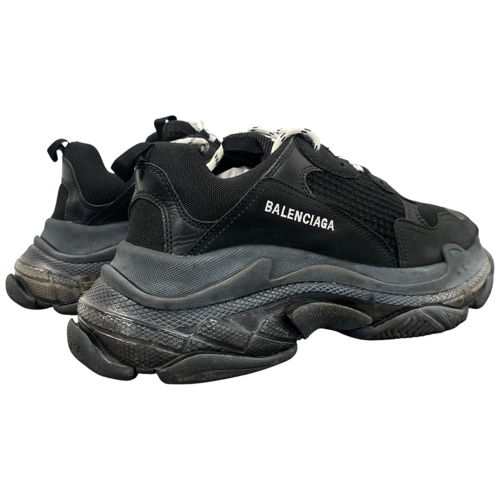 Men's Triple S Low Trainers Black Size EU 42 / UK 8