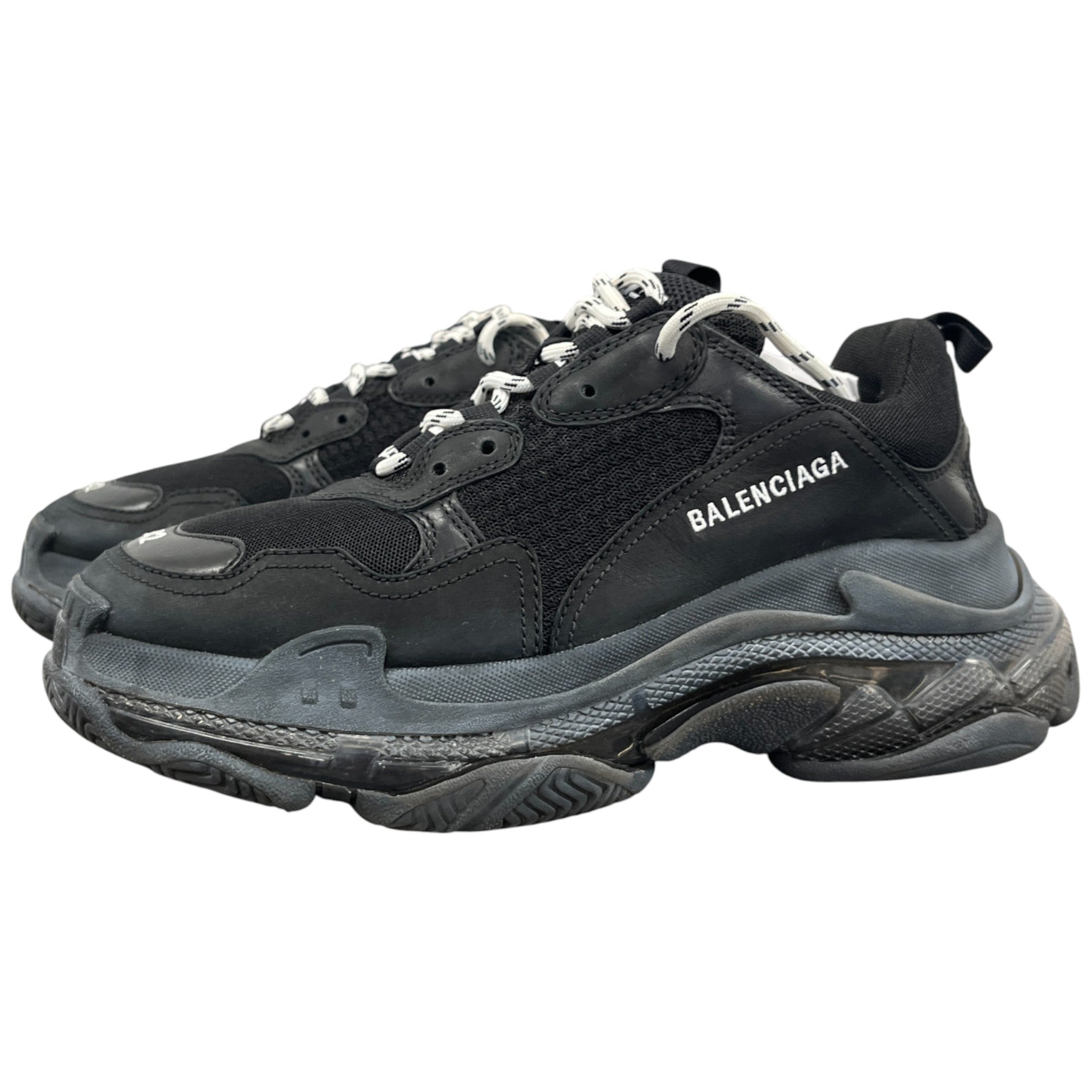 Men's Triple S Low Trainers Black Size EU 42 / UK 8