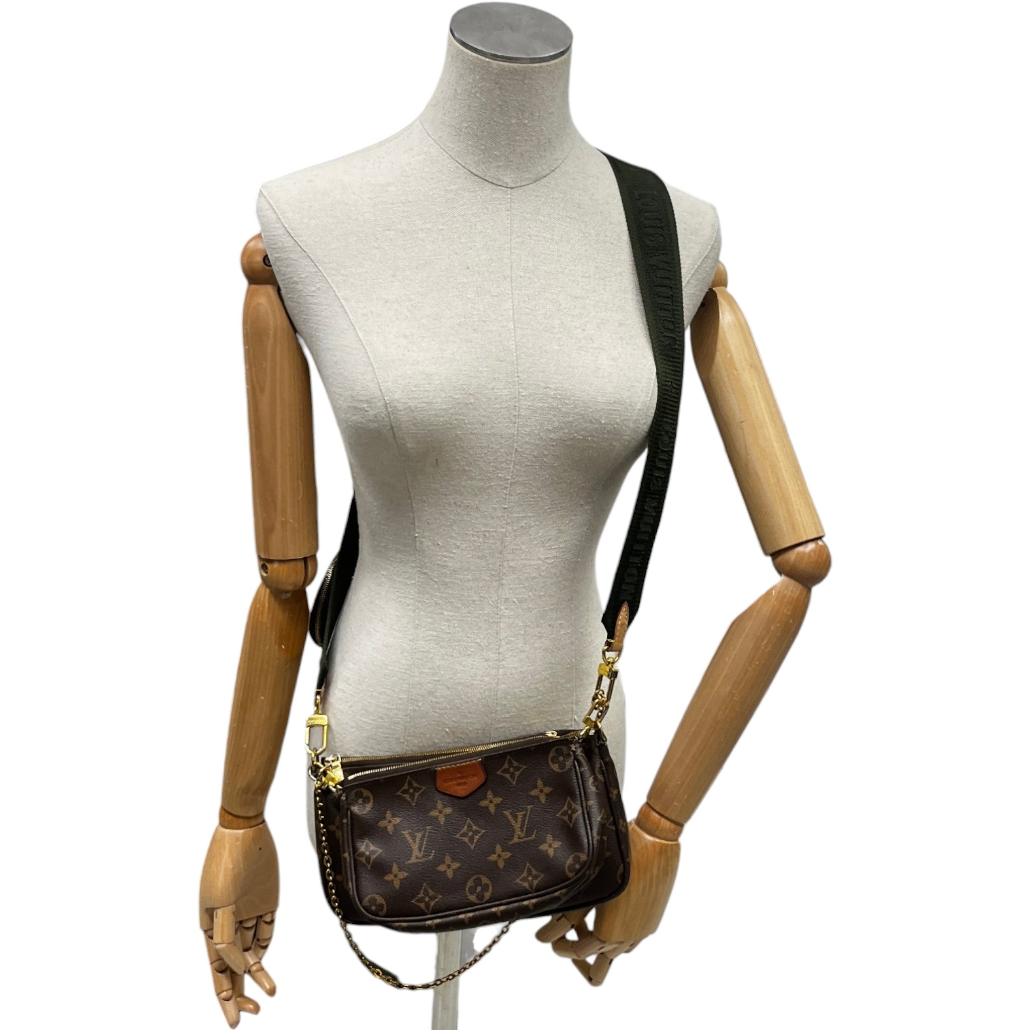 Women's Multi Pochette Bag Brown