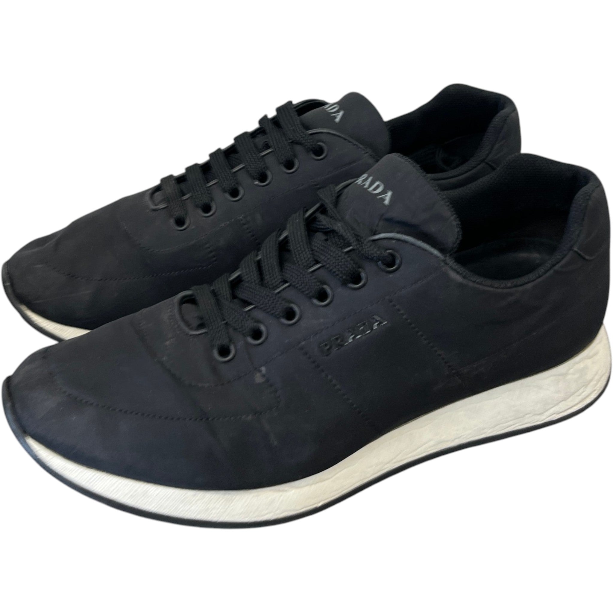 Men's Prax 01 Re-Nylon Low Trainers Black Size EU 42 / UK 8