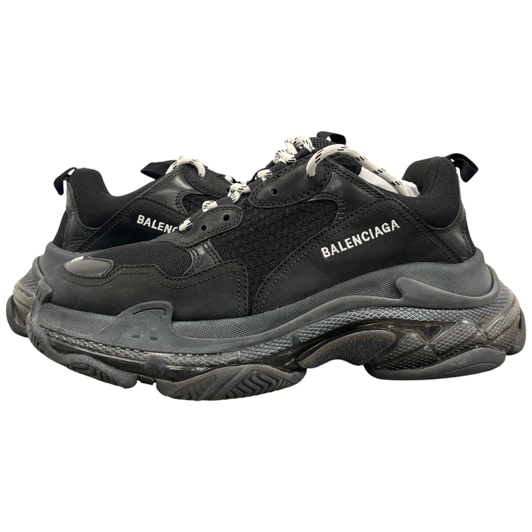 Men's Triple S Low Trainers Black Size EU 42 / UK 8