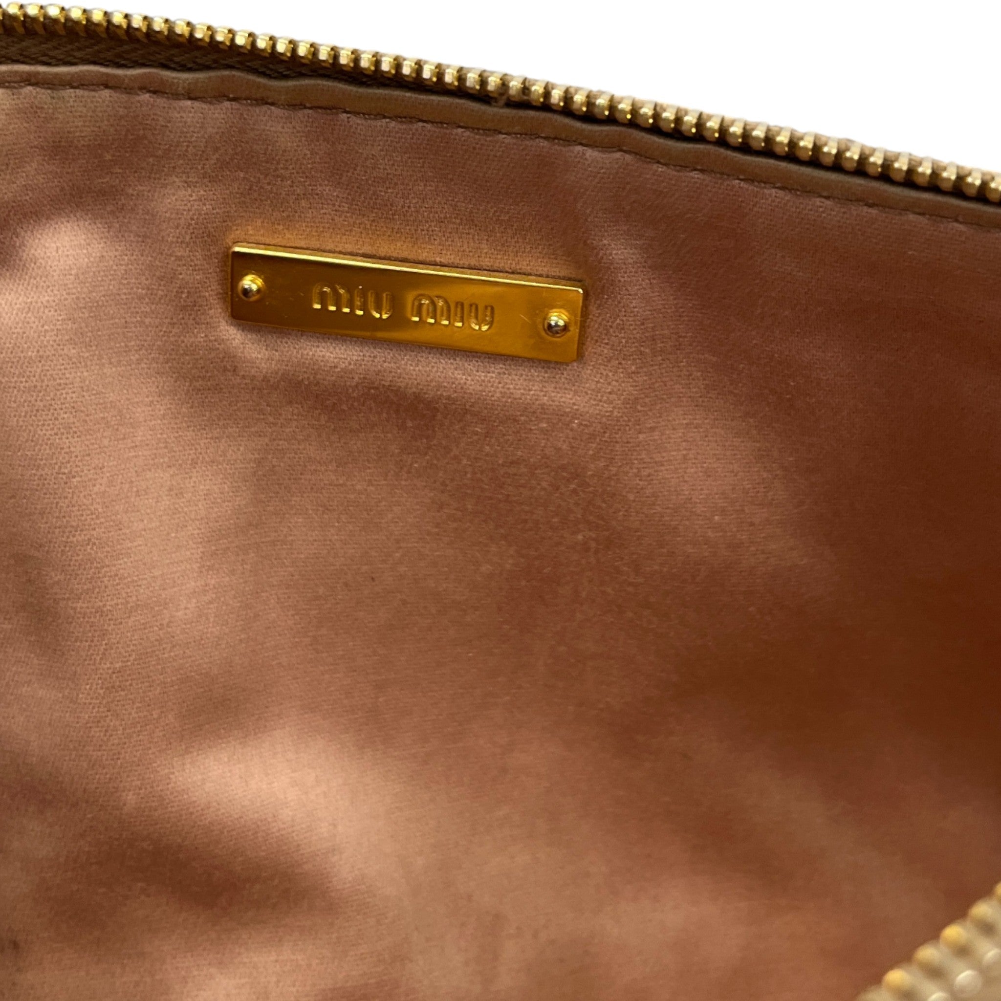 Women's Matelassé Clutch Nude