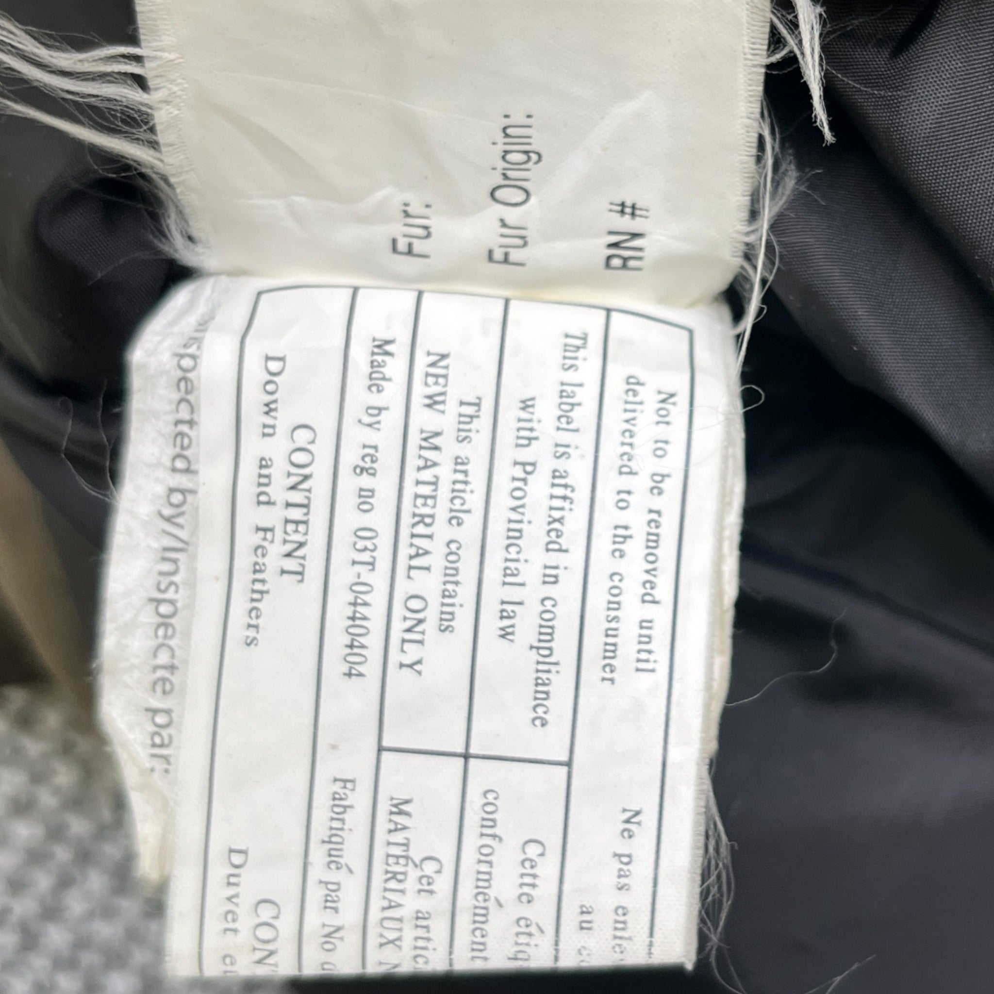 Men's Original Stirling Parka Down Jacket Khaki Size S