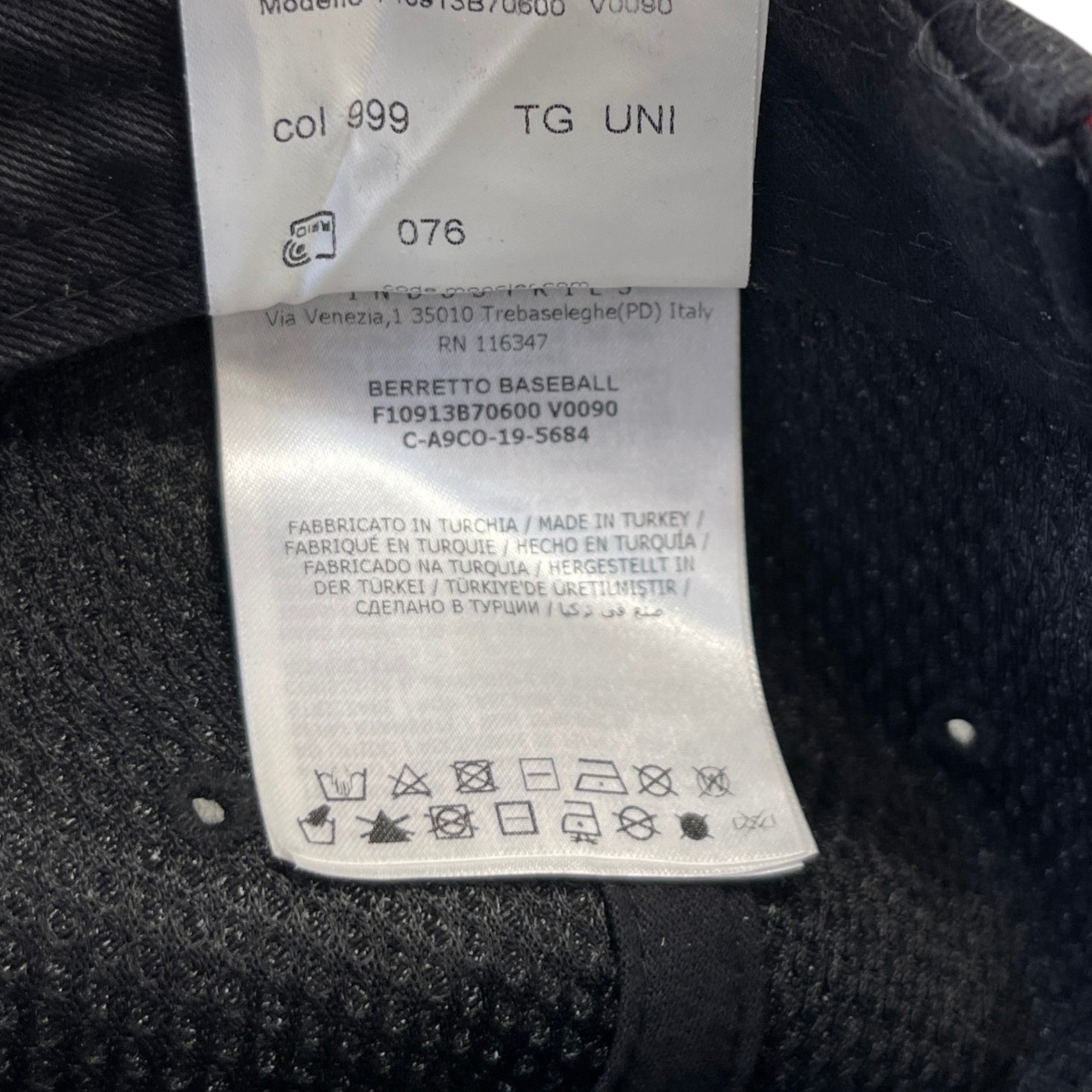 Men's Berretto Cap Black