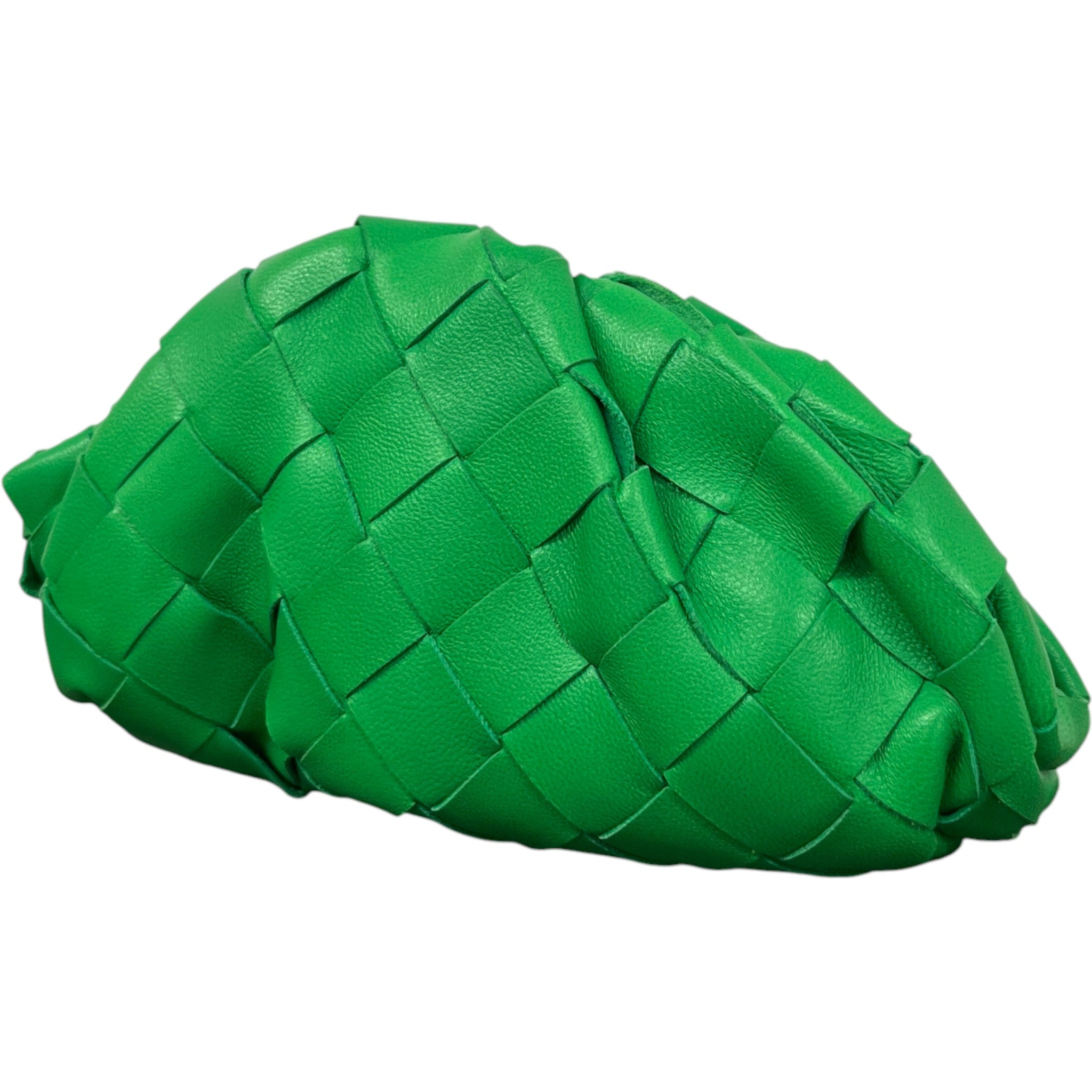 Women's The Pouch Micro Intrecciato Bag Green