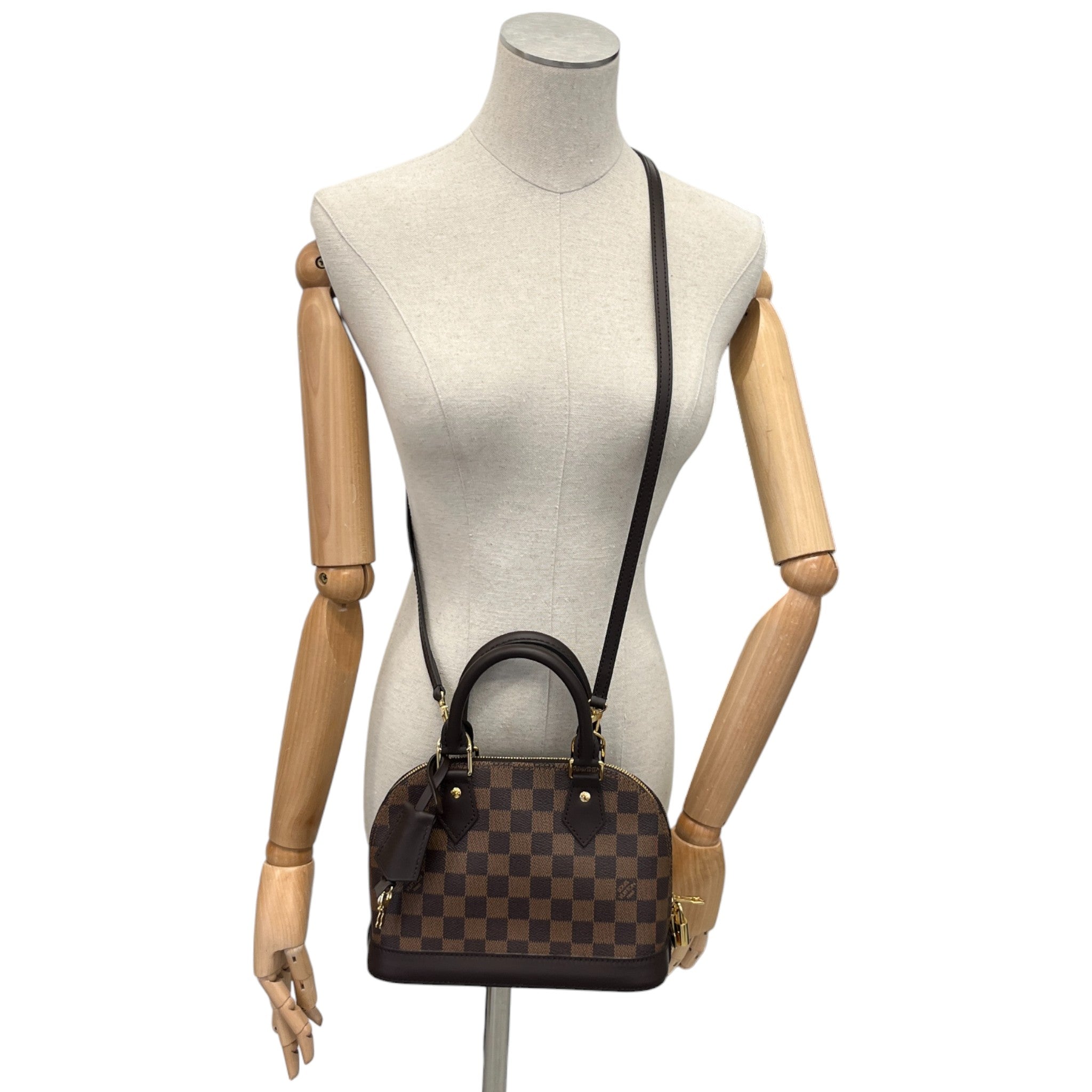 Men's Damier Ebene Alma Bb Bag Brown