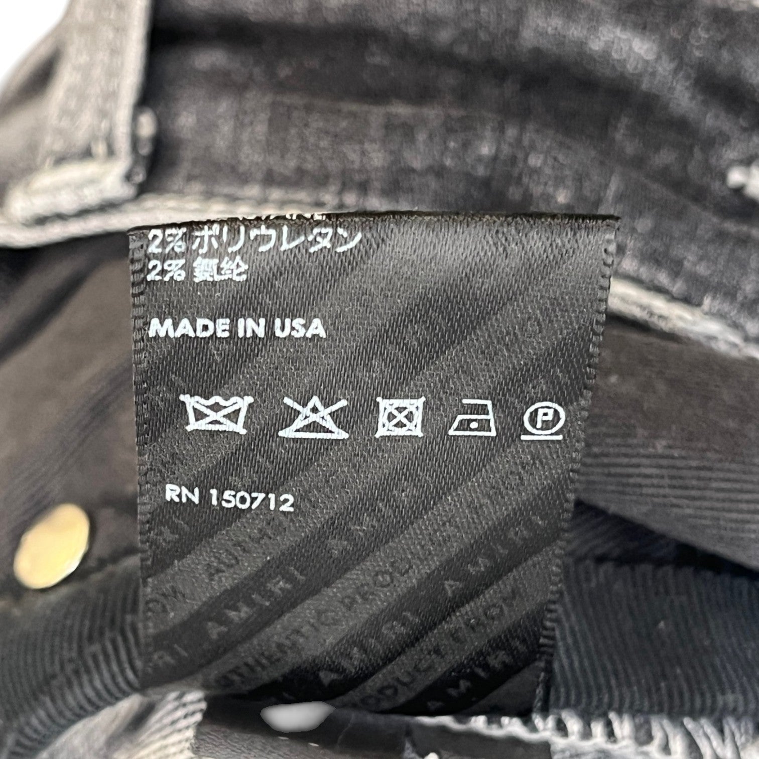 Men's Mx1 Bandana Jeans Grey Size Waist 36"