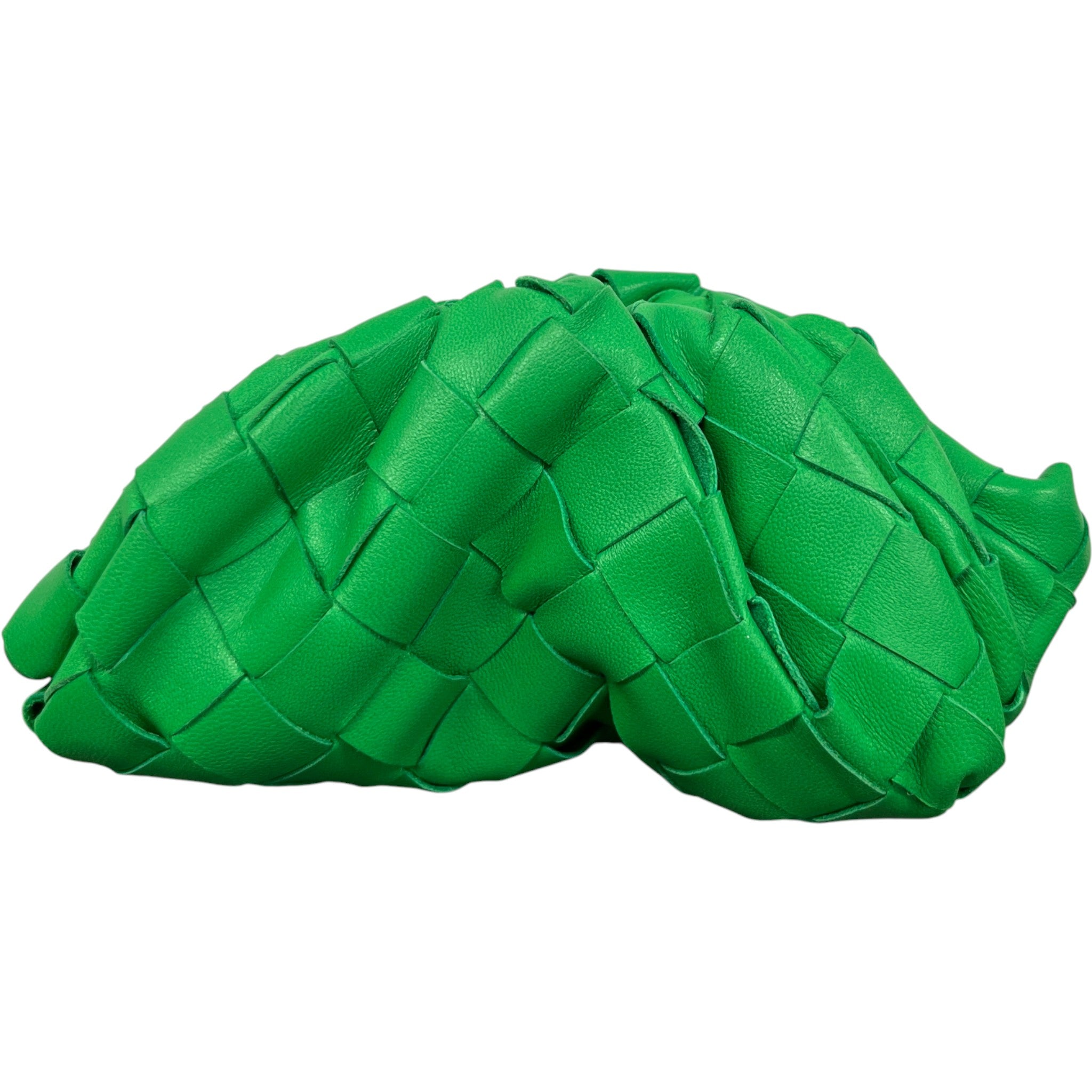 Women's The Pouch Micro Intrecciato Bag Green