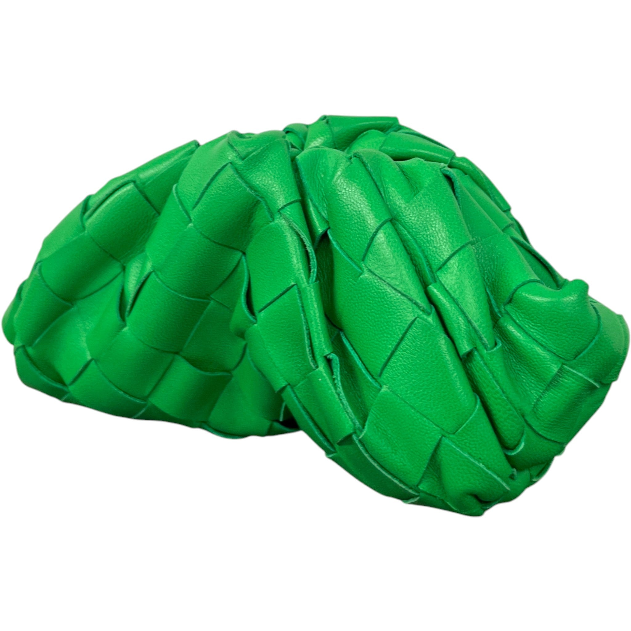 Women's The Pouch Micro Intrecciato Bag Green