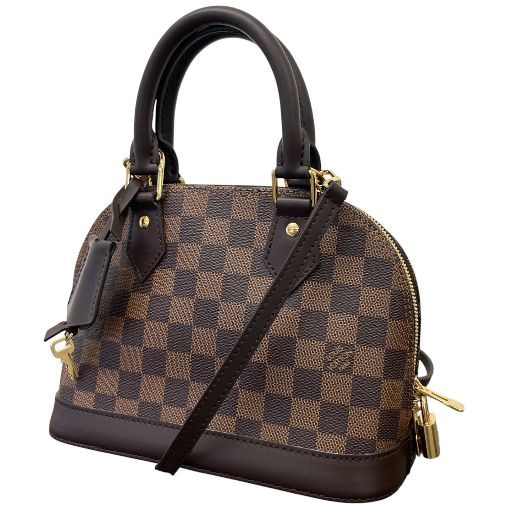 Men's Damier Ebene Alma Bb Bag Brown