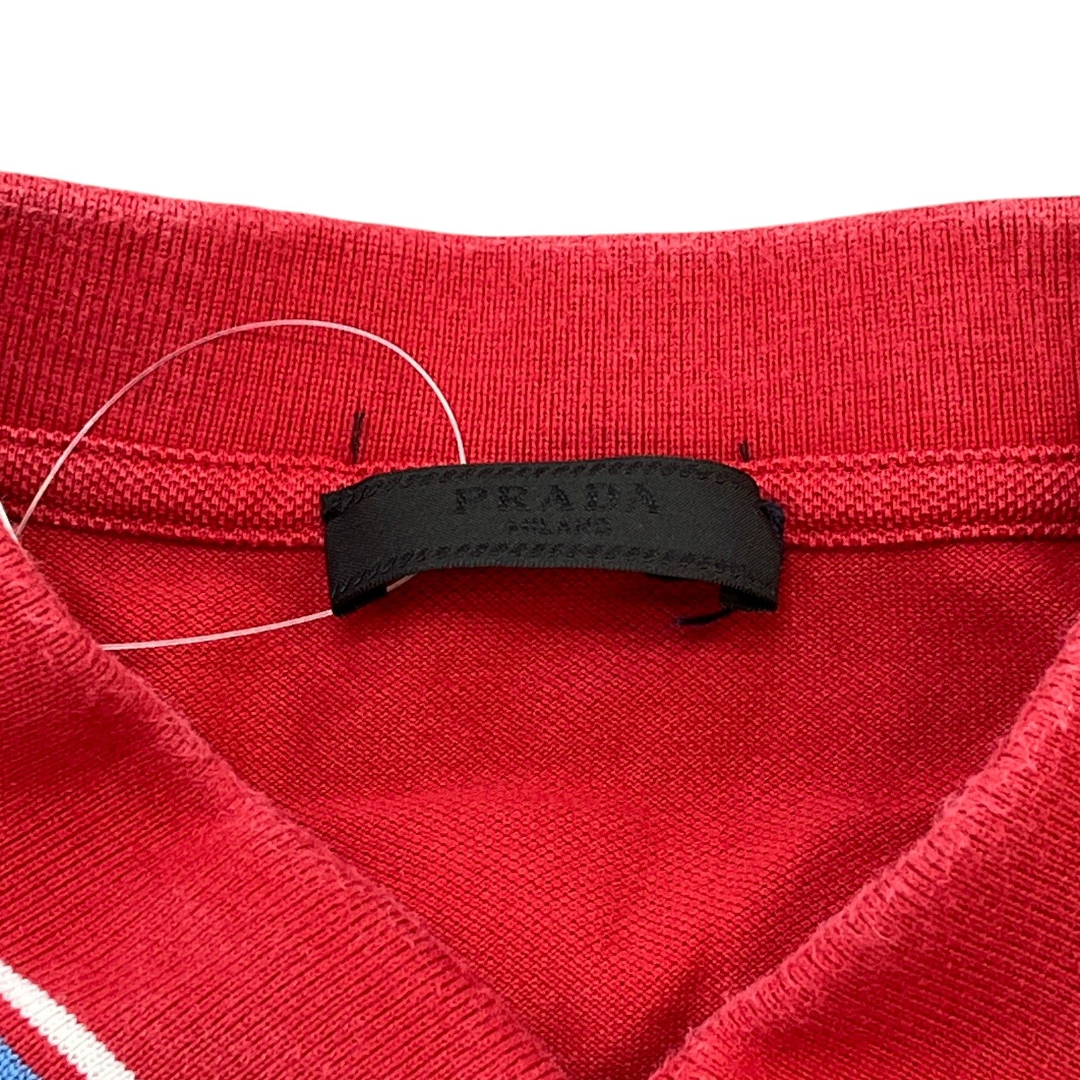 Men's Linear Rosa Polo Shirt Red Size XL